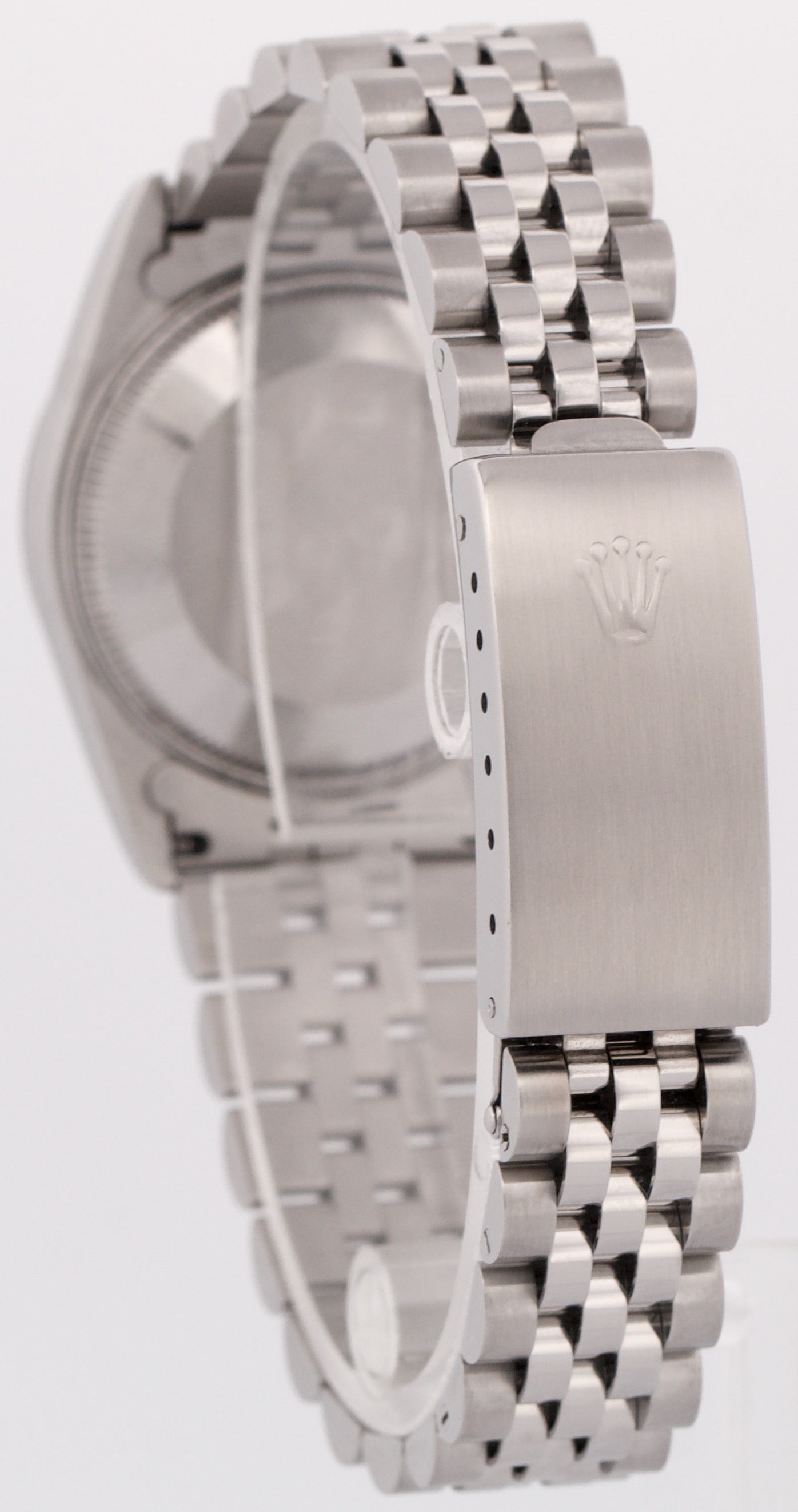 Rolex DateJust 31mm SILVER JUBILEE DIAMOND Steel Midsize 18K Fluted Watch 68274