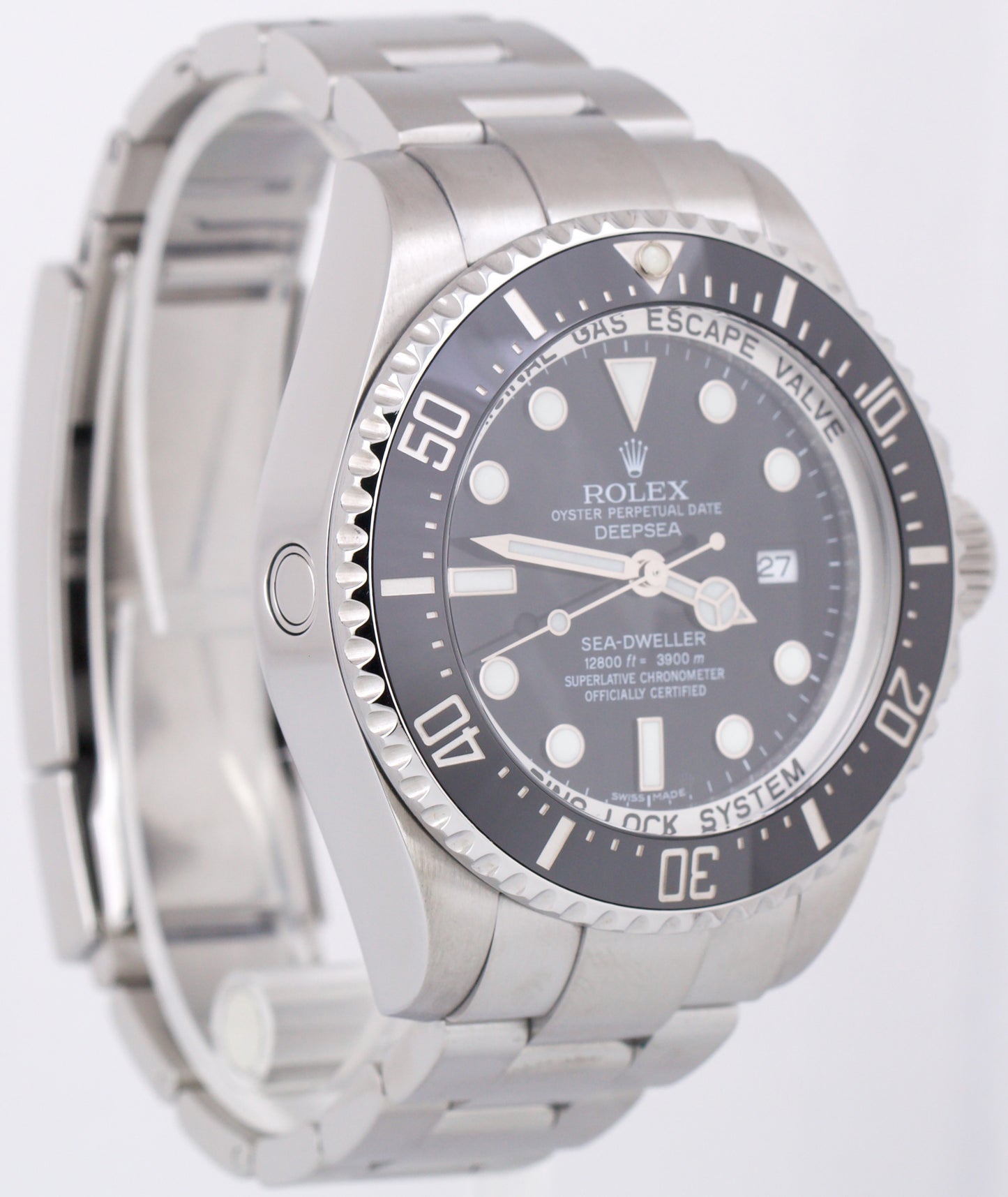 MINT Rolex Sea-Dweller Deepsea 44mm BLACK Ceramic Dive Steel 116660 Watch BOX