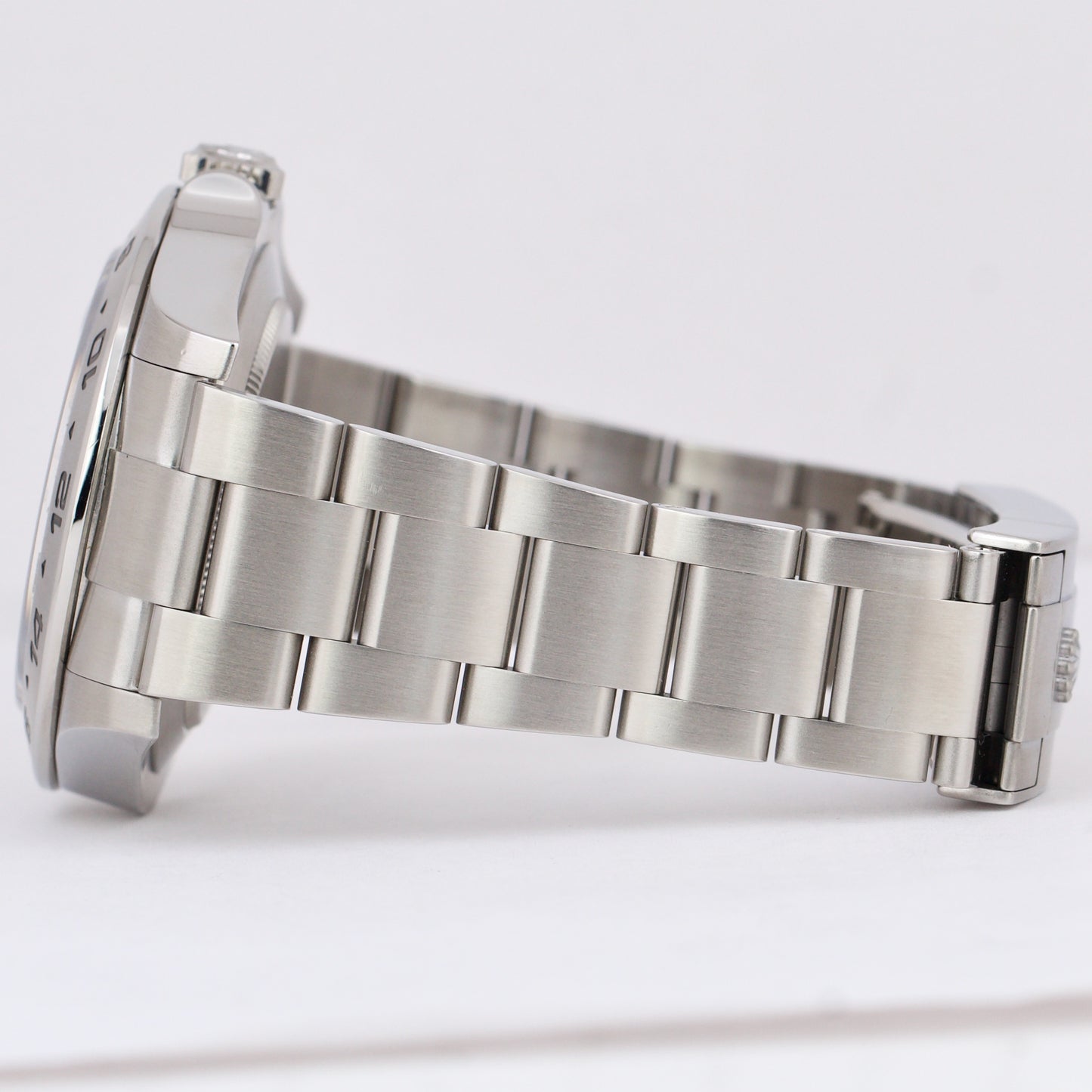 Rolex Explorer II PAPERS 42mm 216570 POLAR WHITE Orange Steel GMT Date Watch B+P