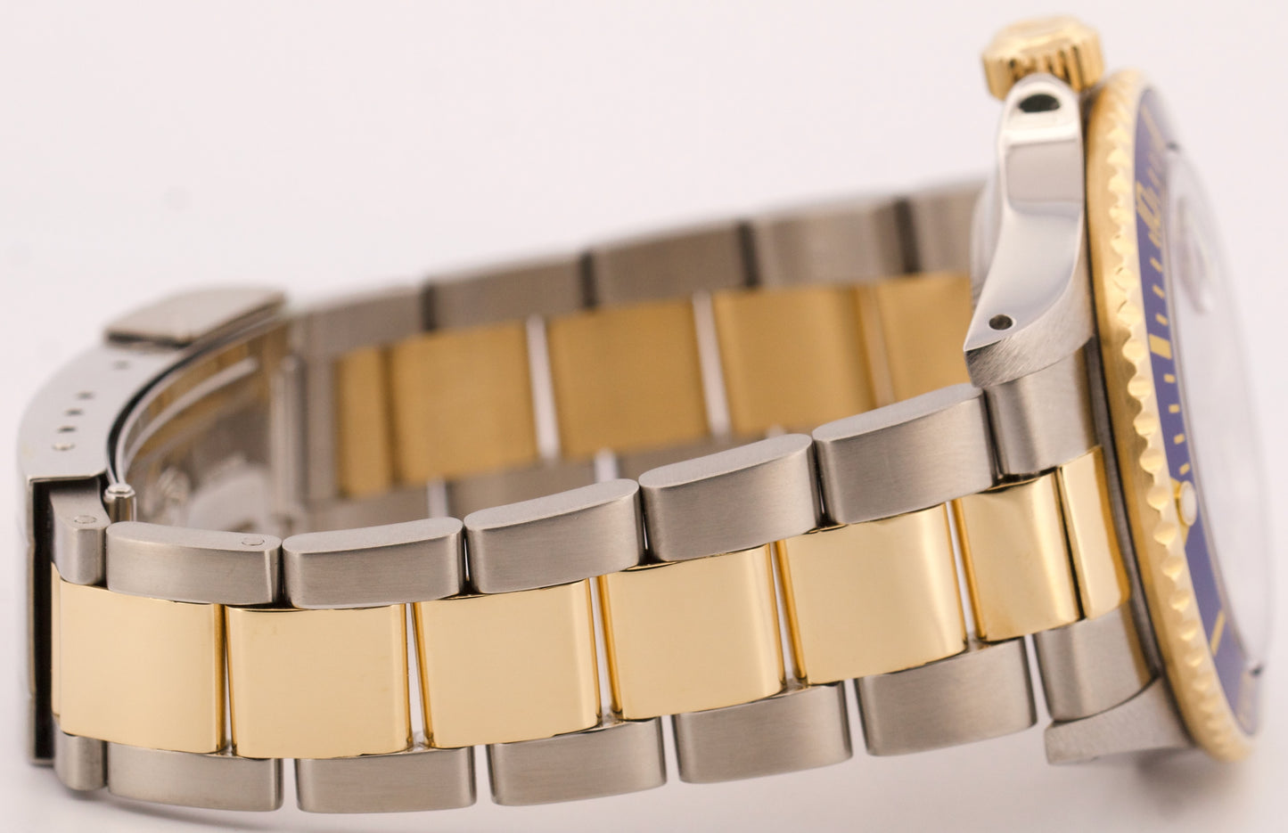 1987 Rolex Submariner Date LAPIS BLUE Two-Tone 18K Gold Steel 40mm 16803 Watch