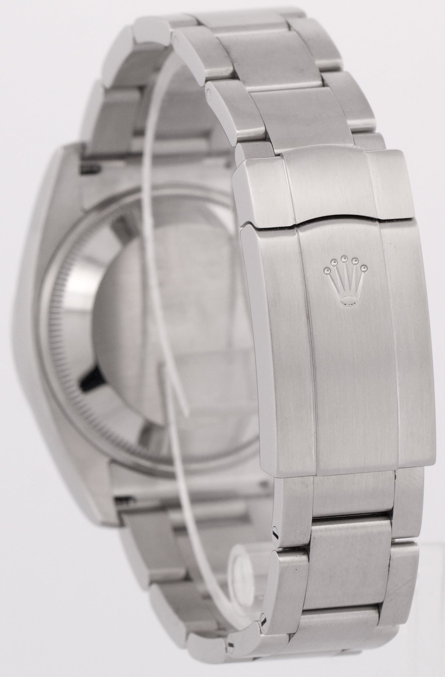 MINT Rolex Oyster Perpetual WHITE Stainless Steel Automatic Oyster 34mm 114200