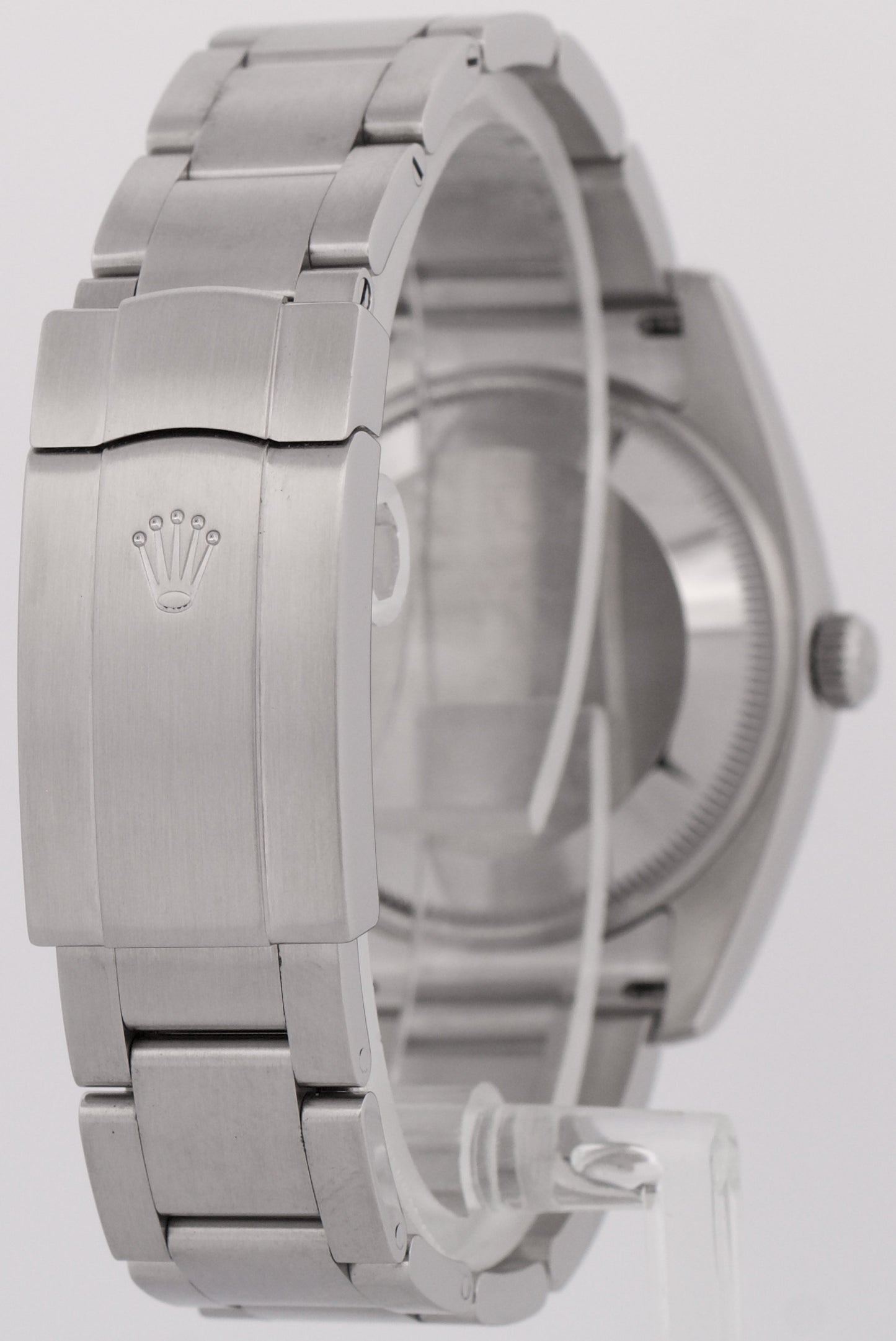 MINT Rolex Oyster Perpetual WHITE Stainless Steel Automatic Oyster 34mm 114200