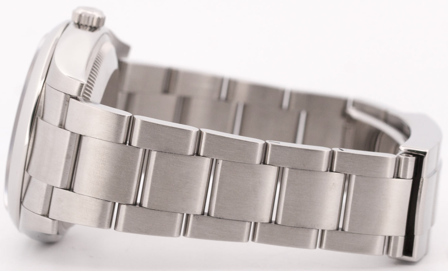 MINT Rolex Oyster Perpetual WHITE Stainless Steel Automatic Oyster 34mm 114200