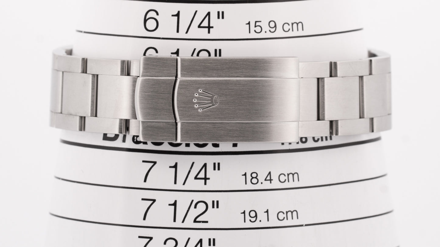 MINT Rolex Oyster Perpetual WHITE Stainless Steel Automatic Oyster 34mm 114200