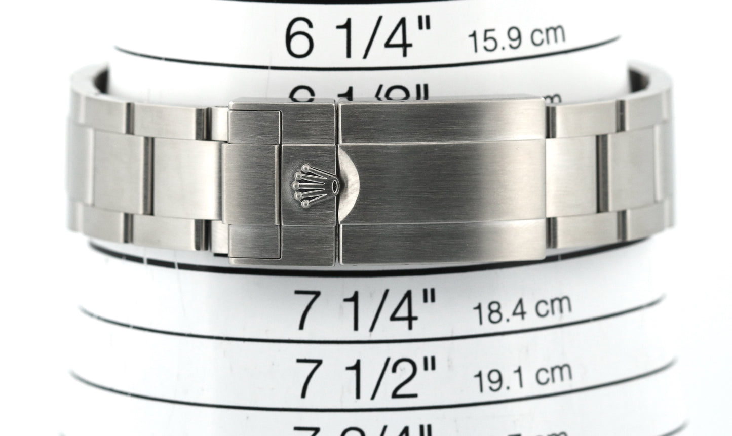 2022 PAPERS Rolex Air-King 40mm Green BLACK Stainless Steel Watch 126900 BOX