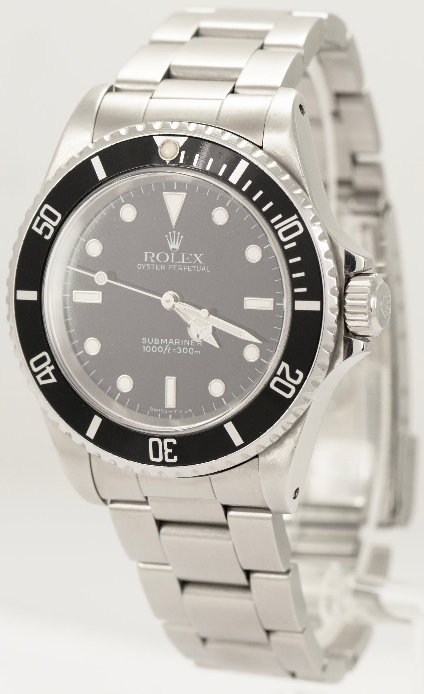Rolex Submariner No-Date Black Dial 40mm Automatic Stainless Steel Watch 14060