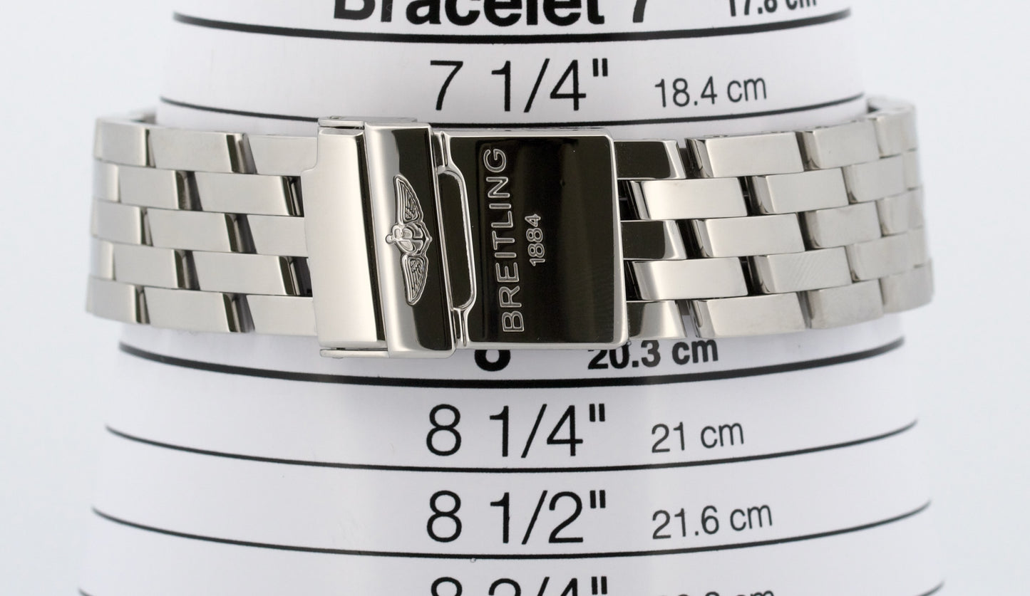 Breitling Cockpit Chronograph MOTHER OF PEARL Roman 39mm Stainless Steel A13358