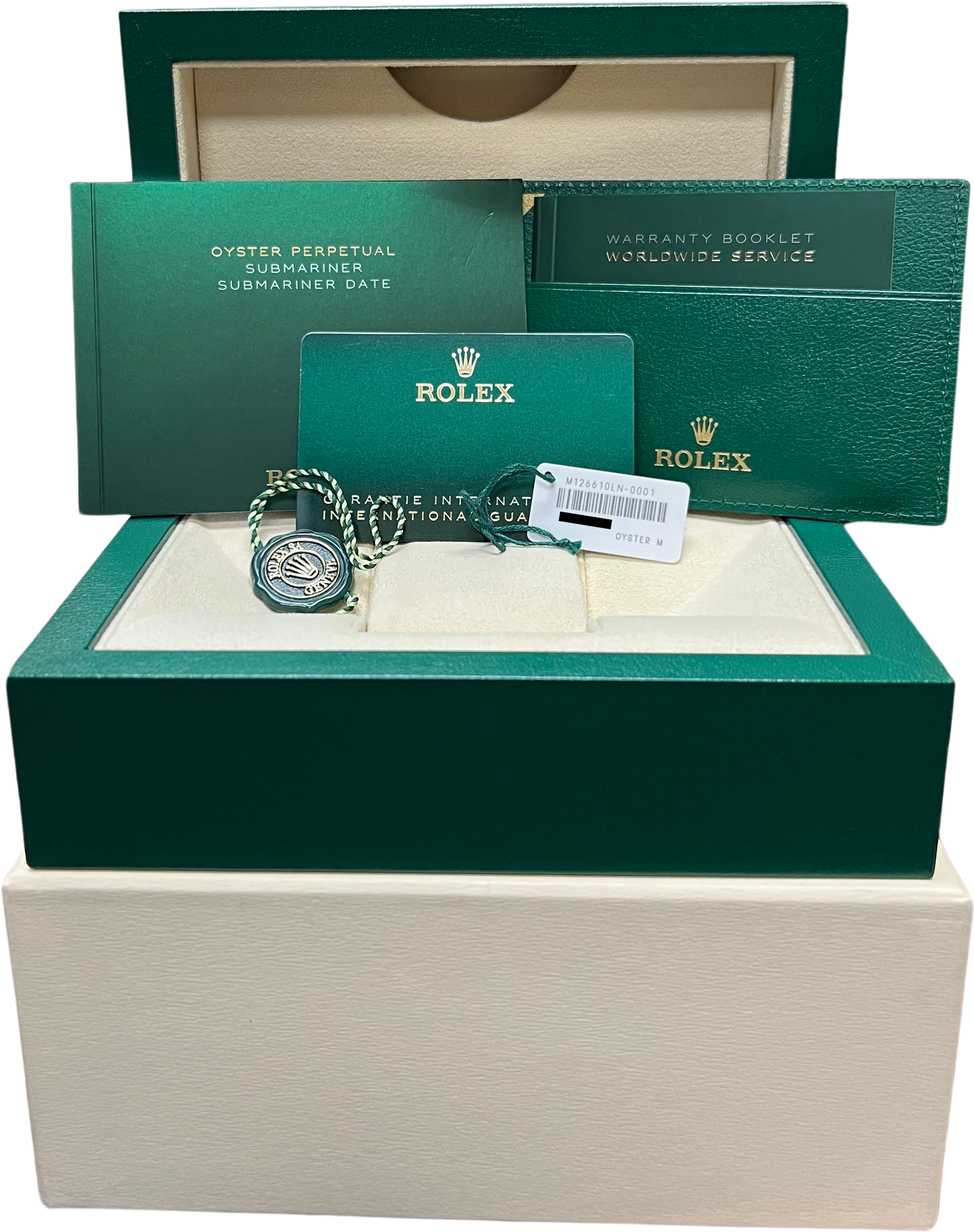 MINT PAPERS Rolex Submariner Date 41mm Black Stainless Steel 41mm 126610 LN BOX