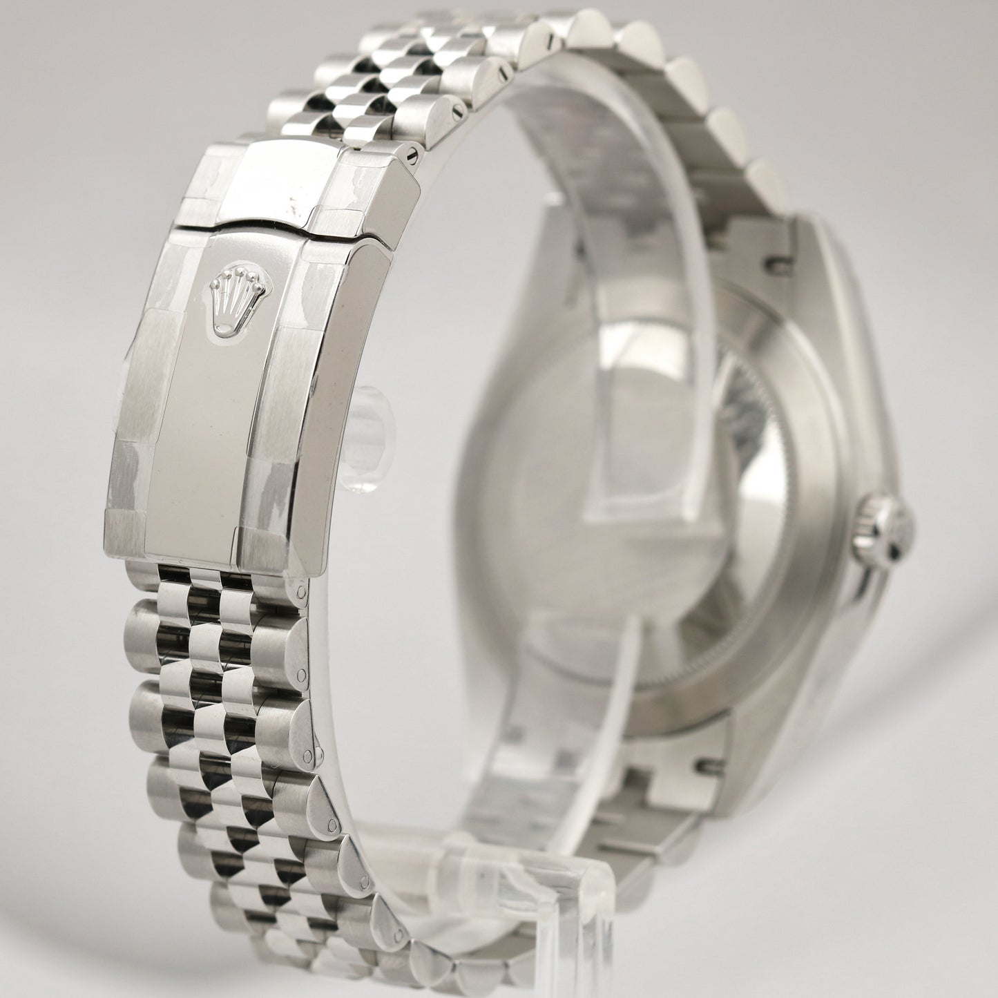 NEW MAY 2023 Rolex DateJust 41 WIMBLEDON Fluted Steel Watch JUBILEE 126334 B+P
