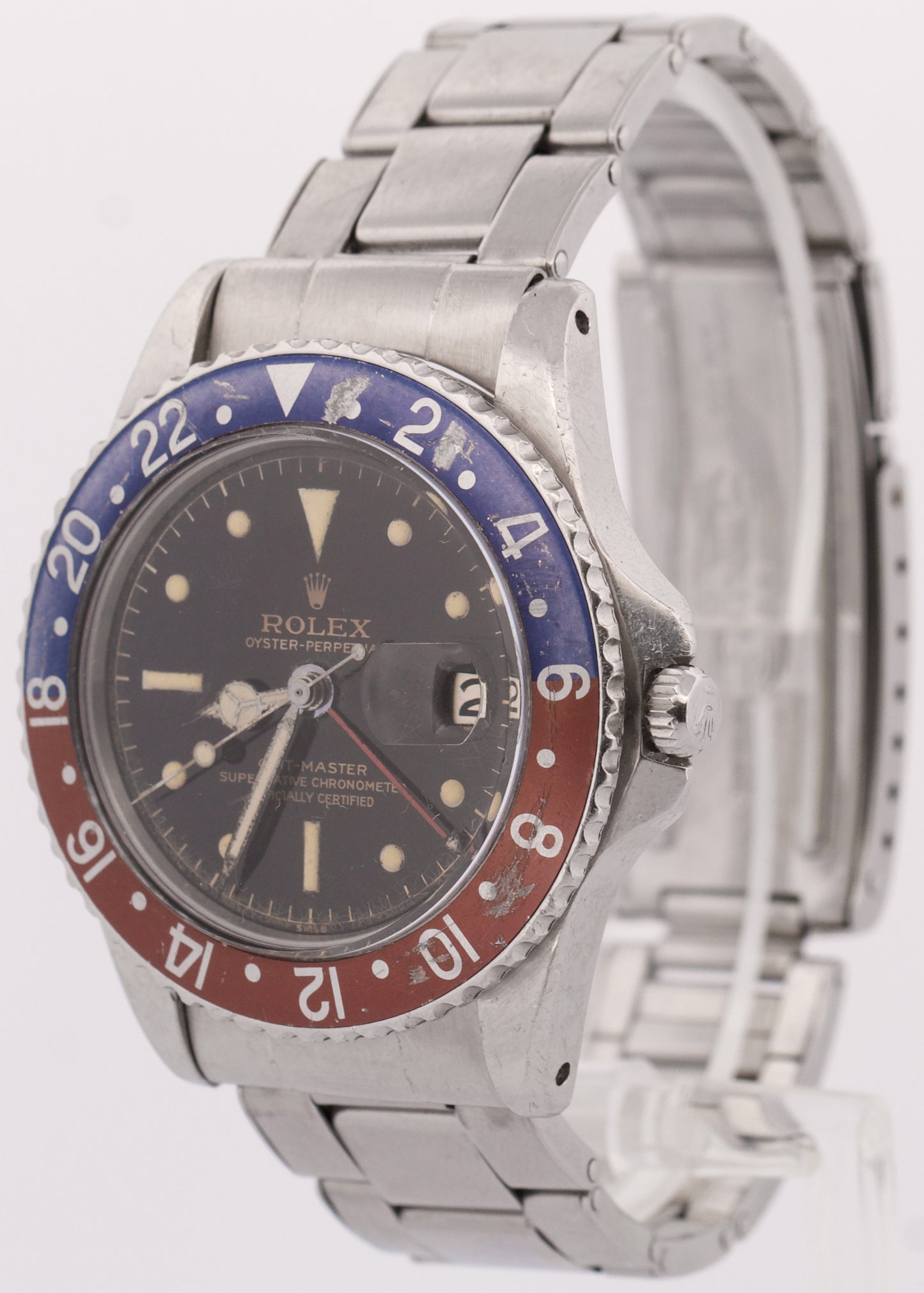 VINTAGE Rolex GMT-Master PEPSI GILT Chapter Ring PCG 50**** SWISS ONLY 40mm 1675