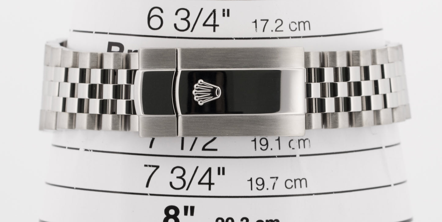 2020 PAPERS Rolex DateJust 36 BLUE Stainless Steel 18K Gold JUBILEE 126234 BOX
