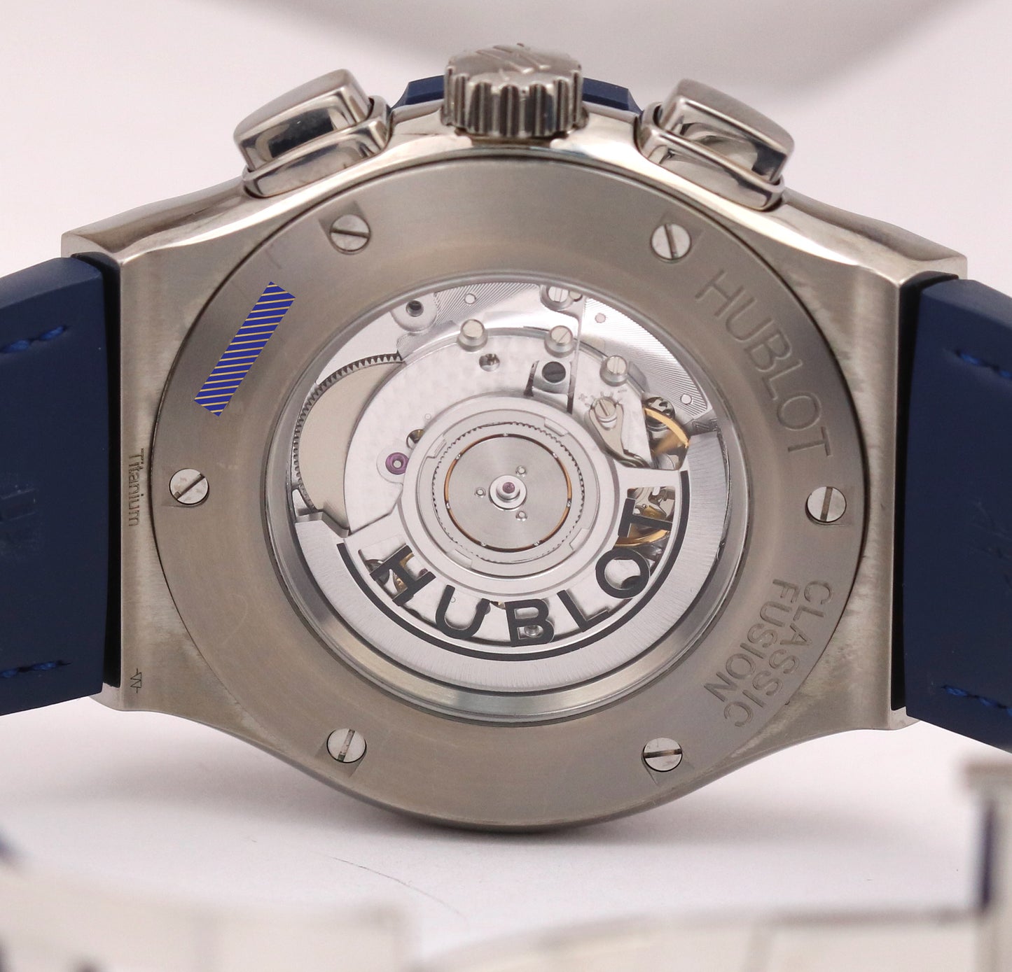Hublot Classic BLUE Classic Fusion Chronograph Titanium 45mm 521.NX.7170.RX