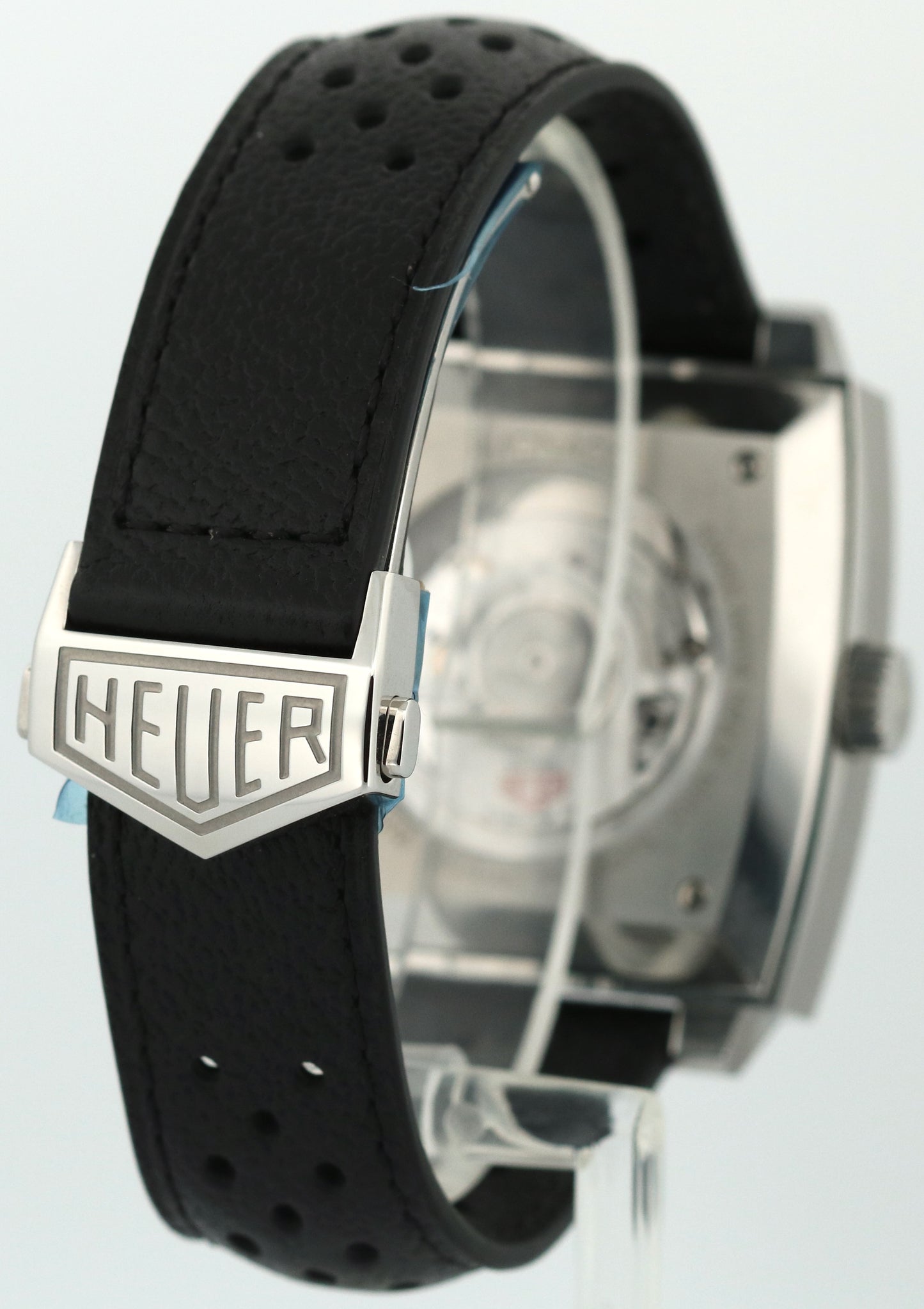 2025 Tag Heuer Monaco STEVE MCQUEEN Blue Leather Steel 39mm CAW211P.FC6356 BOX
