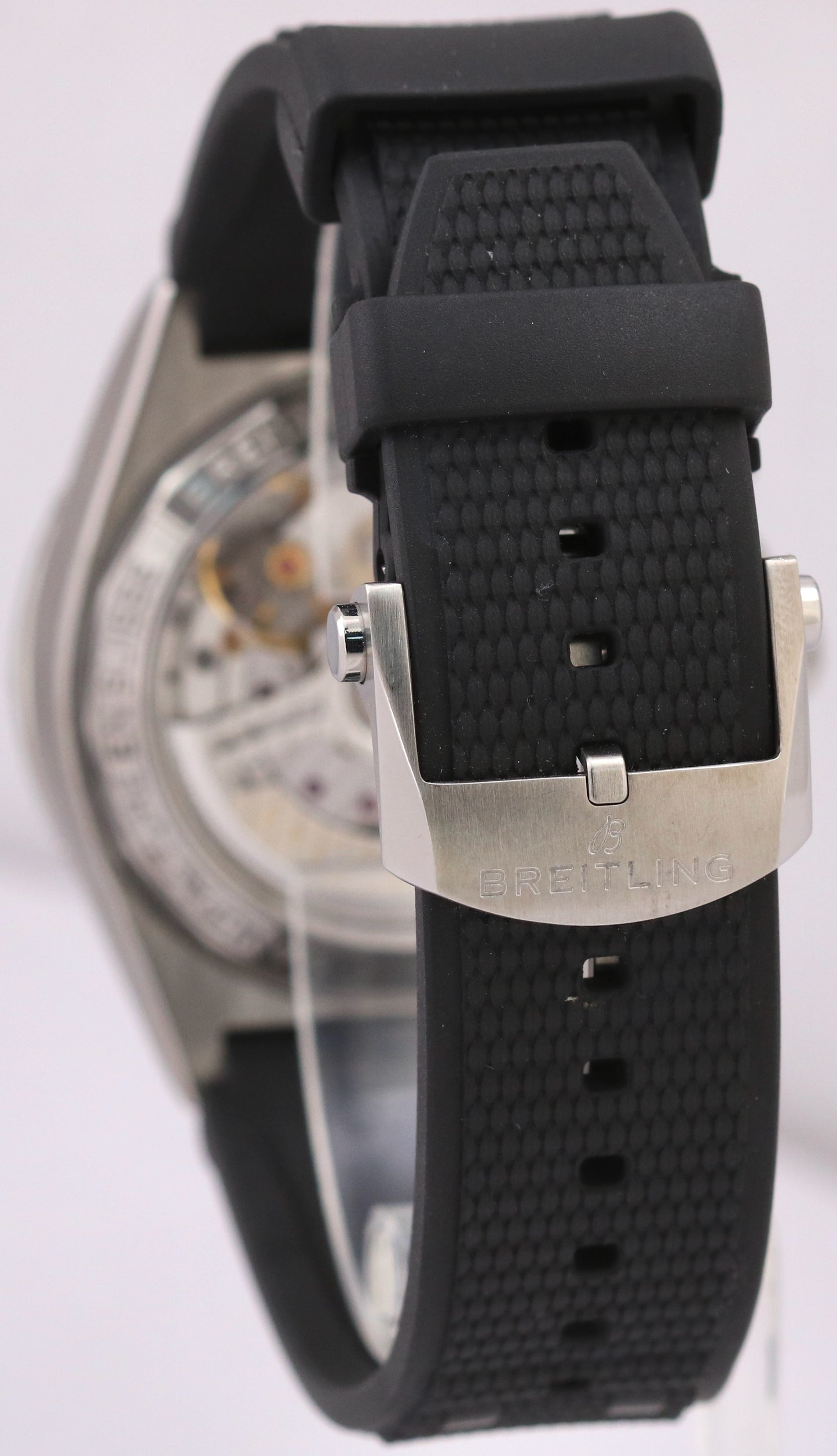 2024 PAPERS Breitling Chronomat B01 TITANIUM Gray Rubber EB0134 42mm Watch BOX