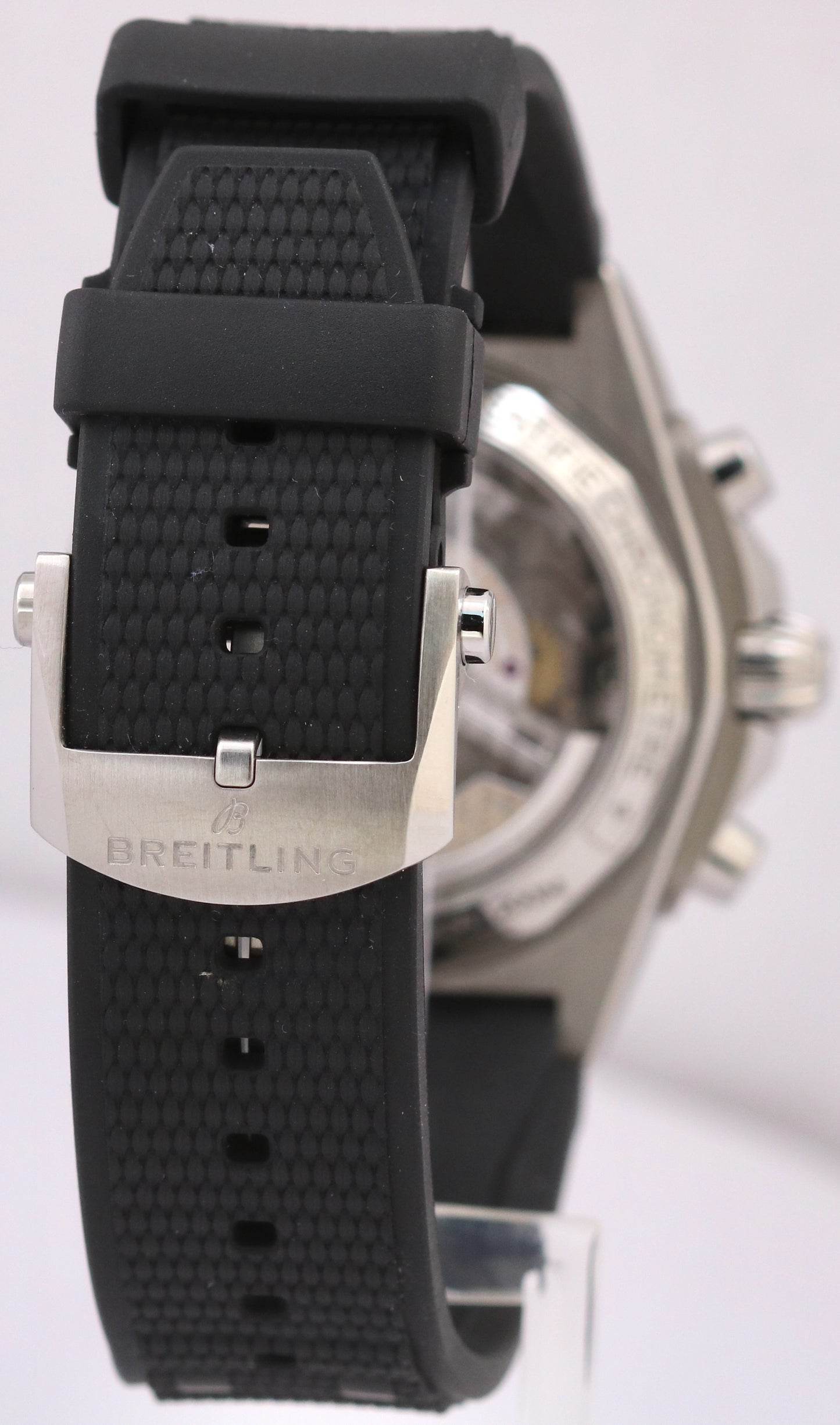 2024 PAPERS Breitling Chronomat B01 TITANIUM Gray Rubber EB0134 42mm Watch BOX