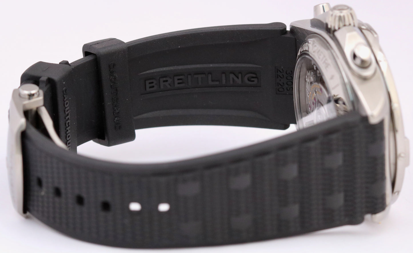 2024 PAPERS Breitling Chronomat B01 TITANIUM Gray Rubber EB0134 42mm Watch BOX