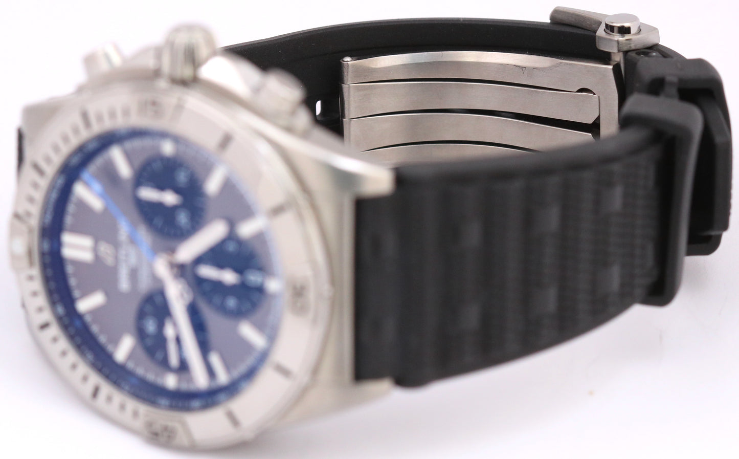 2024 PAPERS Breitling Chronomat B01 TITANIUM Gray Rubber EB0134 42mm Watch BOX