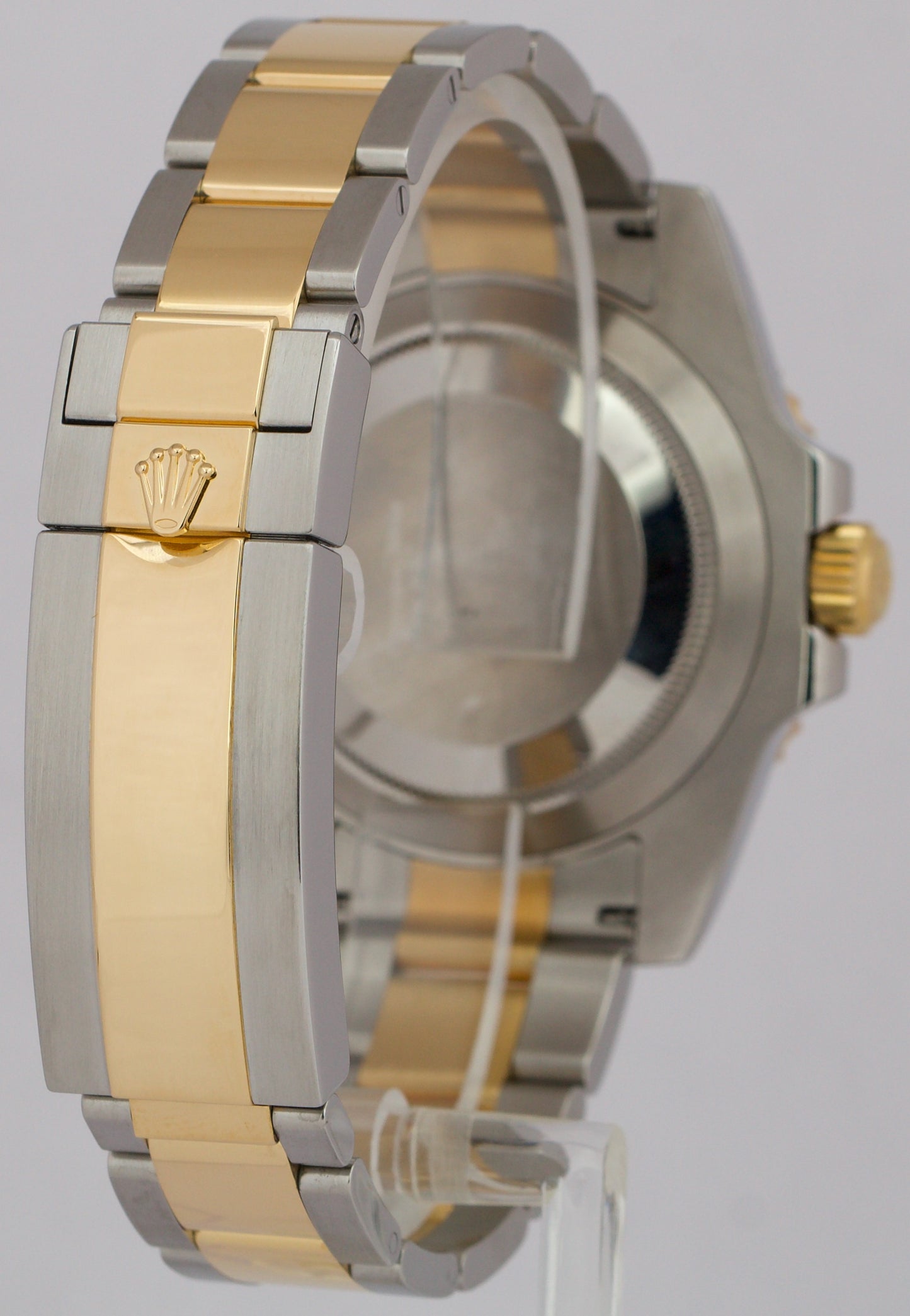 MINT Rolex Submariner Date FACTORY BLUE DIAMOND 18K Gold Steel 40mm 116613 LB
