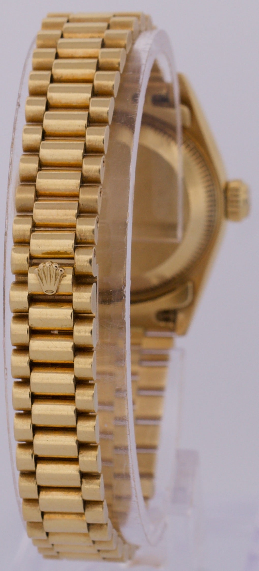 Rolex DateJust President 26mm CHAMPAGNE DIAMOND 18K Yellow Gold 69178 BOX