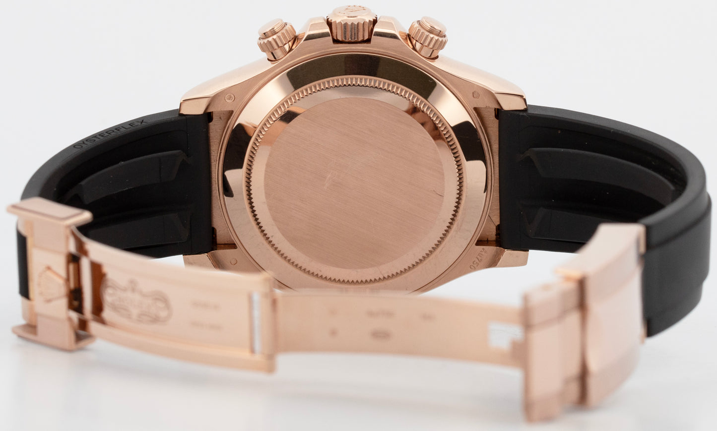 Rolex Daytona Cosmograph 18k Rose Gold IVORY 40mm Oysterflex Ceramic 116515 BOX