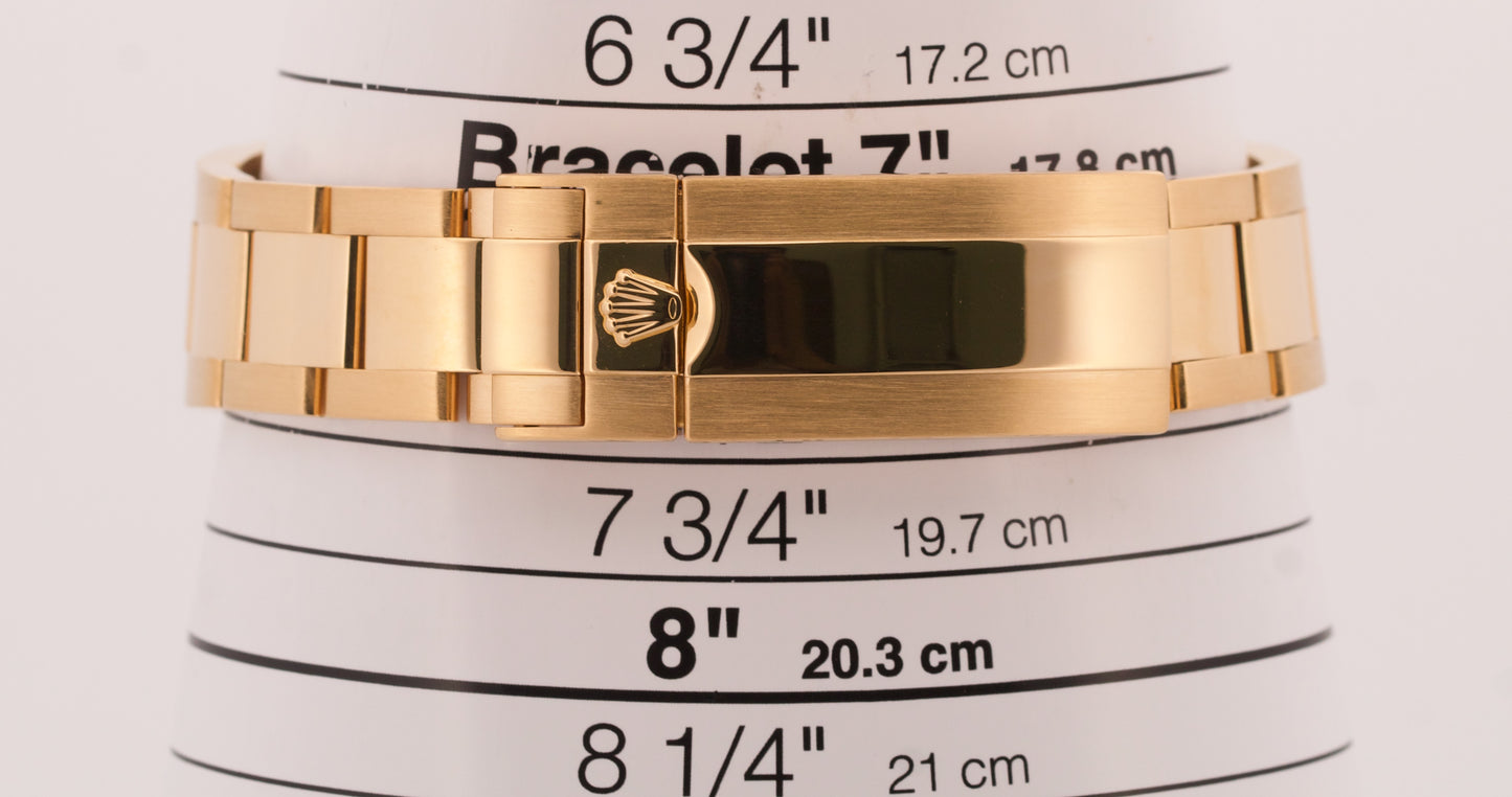 MINT PAPERS Rolex Submariner Date Ceramic 18K Yellow Gold Black 40mm 116618 BOX