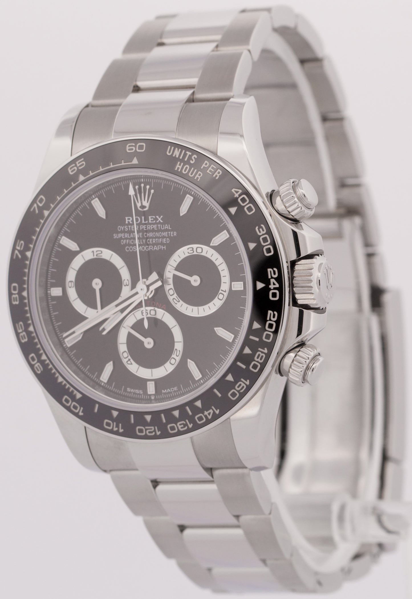 2024 NEW PAPERS Rolex Daytona Cosmograph BLACK 40mm Steel Watch 126500 LN BOX
