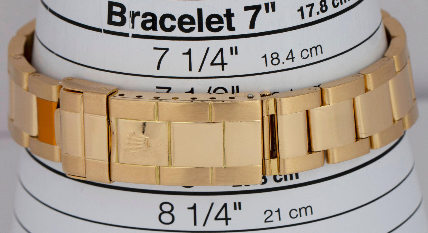 MINT 1983 Rolex Submariner Date Black NIPPLE 18K Yellow Gold 40mm 16808 Watch