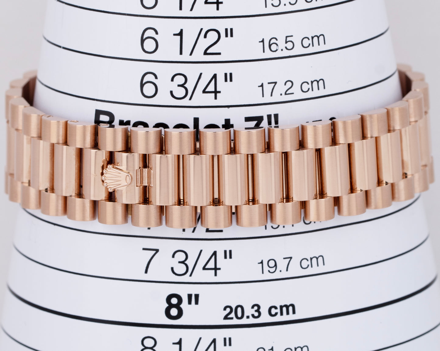 MINT 2022 Rolex Day-Date President 40mm Chocolate Motif 18K Rose Gold 228235 B+P