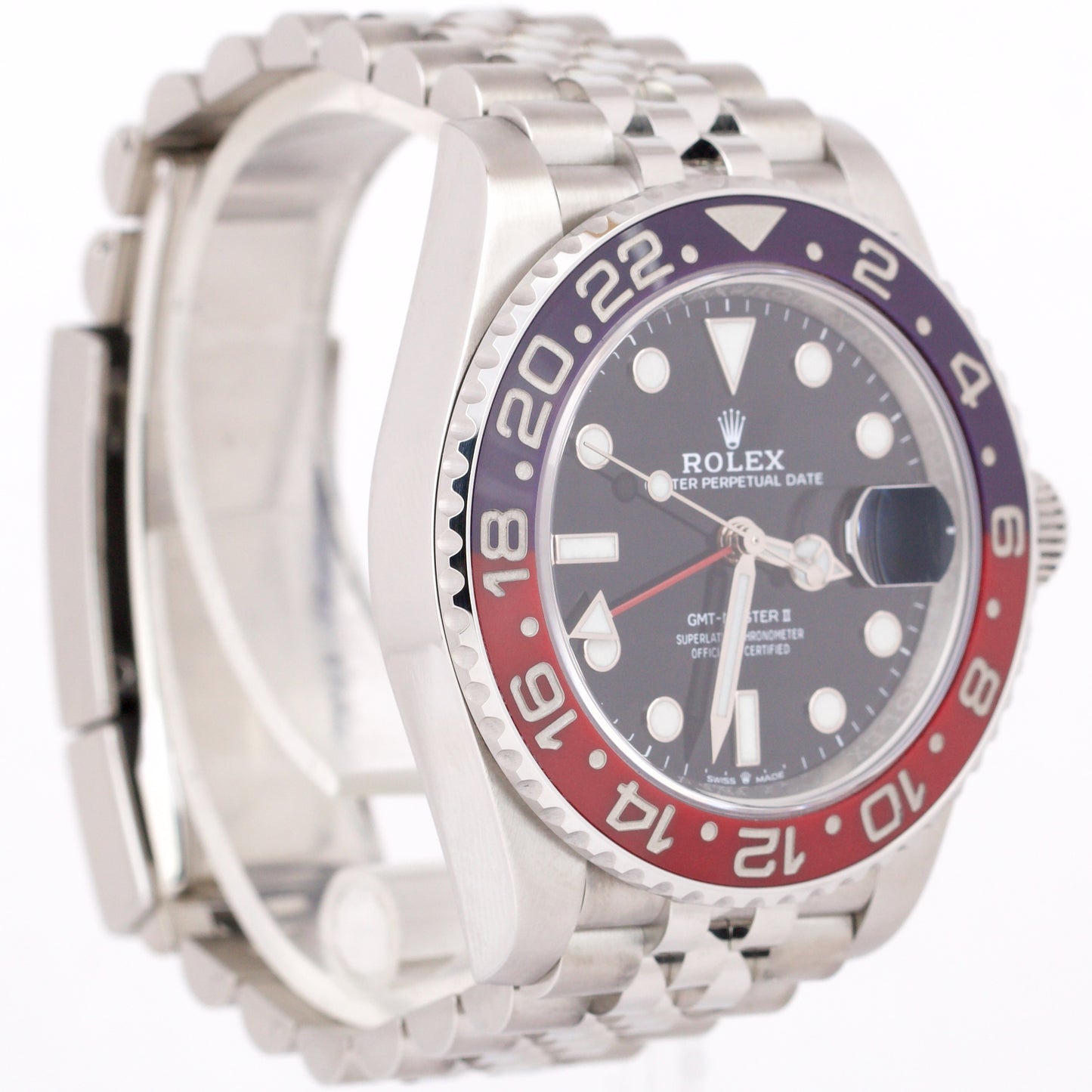 2020 PAPERS Rolex GMT-Master II PEPSI Blue Red JUBILEE Steel 126710 BLRO B+P