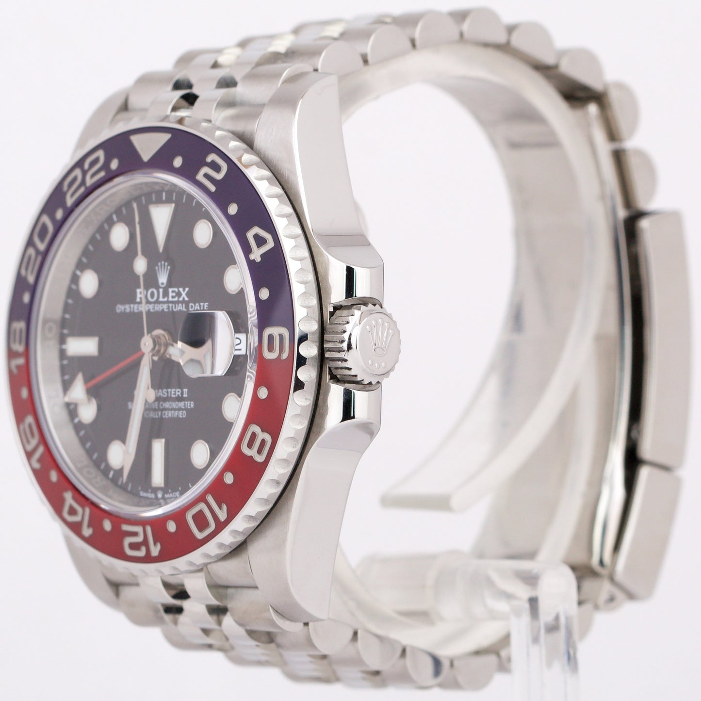 2020 PAPERS Rolex GMT-Master II PEPSI Blue Red JUBILEE Steel 126710 BLRO B+P
