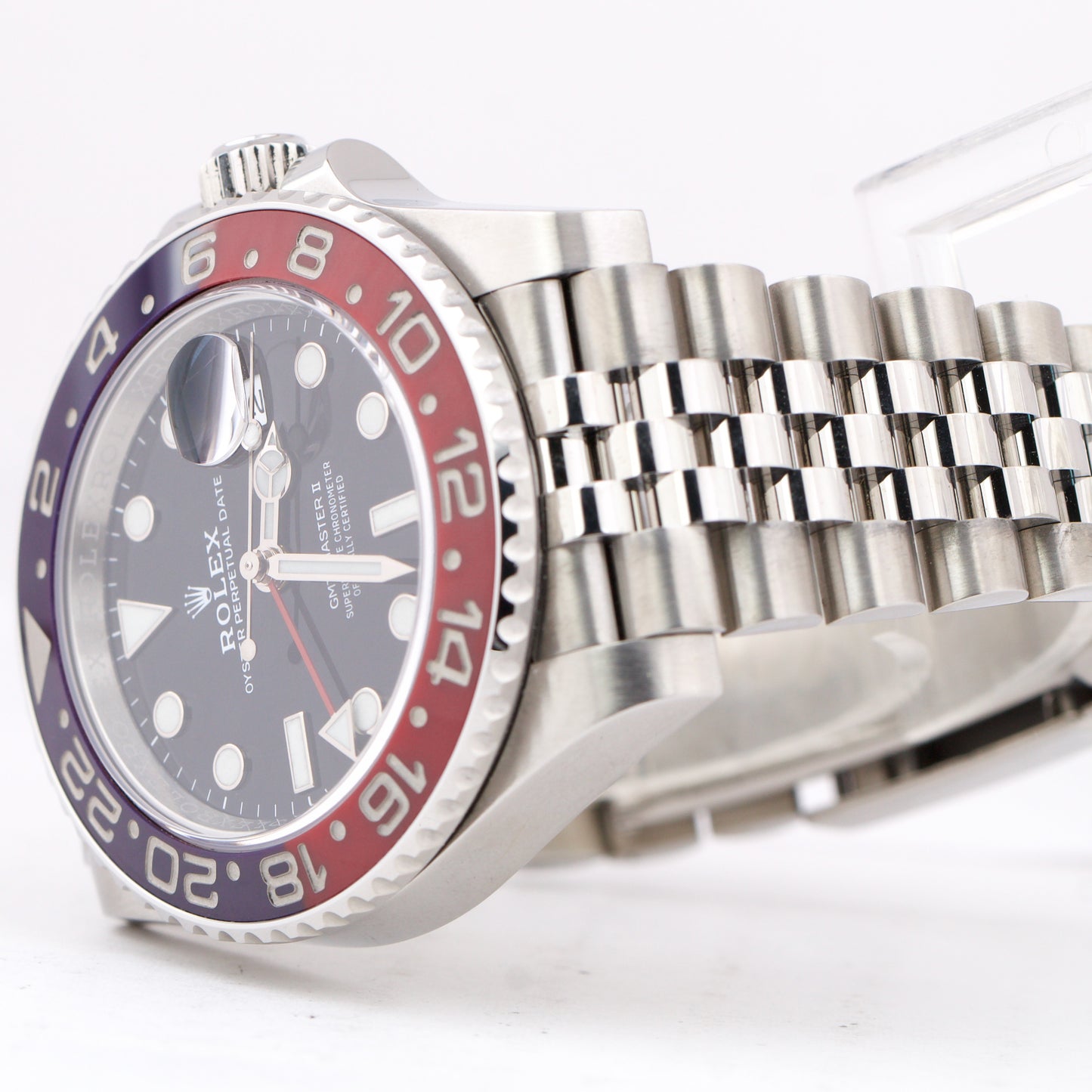 2020 PAPERS Rolex GMT-Master II PEPSI Blue Red JUBILEE Steel 126710 BLRO B+P
