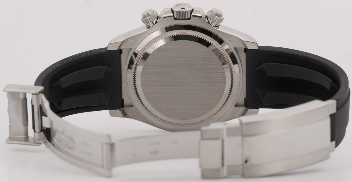 MINT 2024 PAPERS Rolex Daytona FACTORY BLACK DIAMOND 18K White 40mm 126519LN BOX