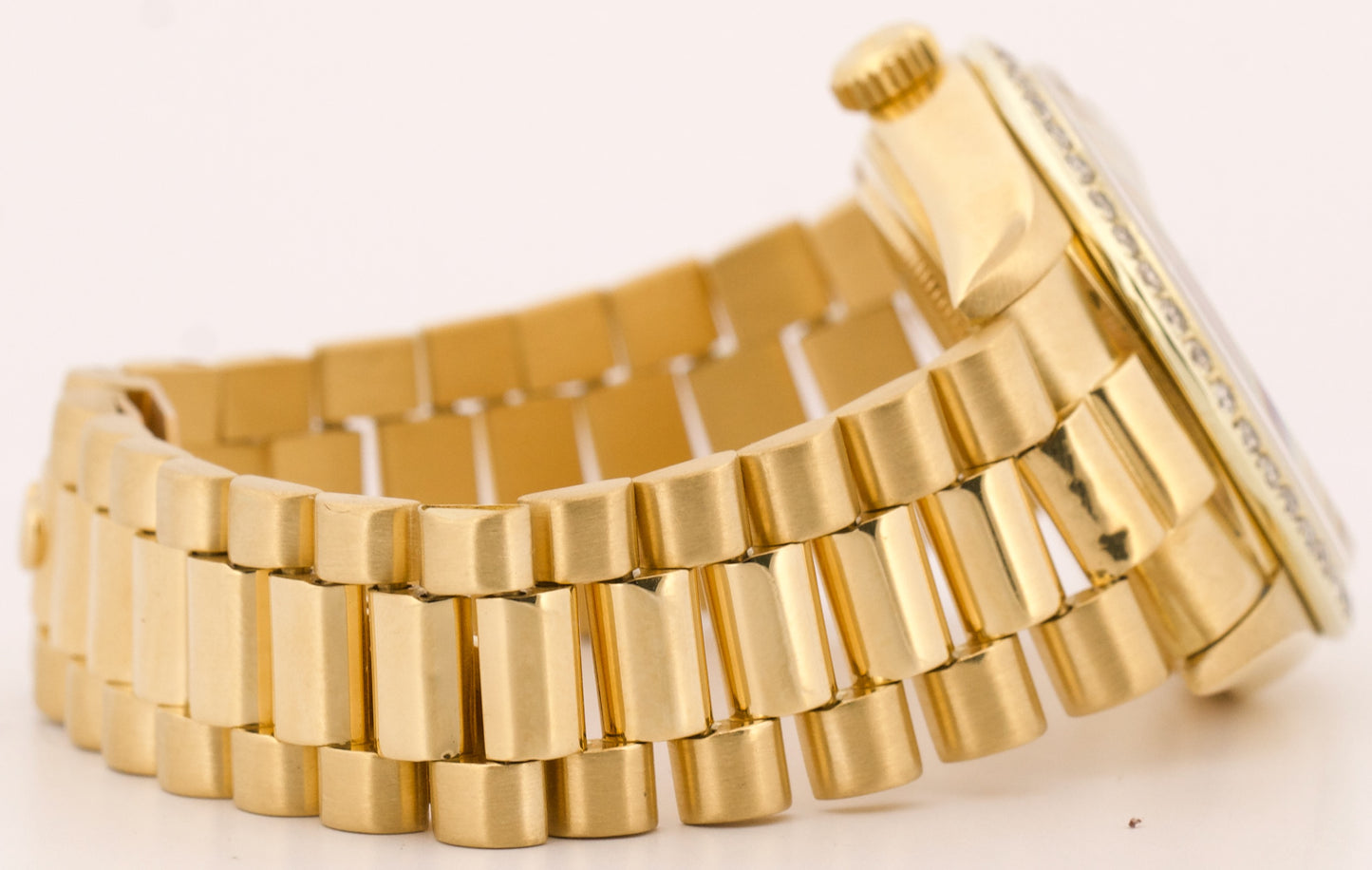 1979 Rolex Day-Date President MOP DIAMOND 36mm 18K Yellow Gold Watch 18038
