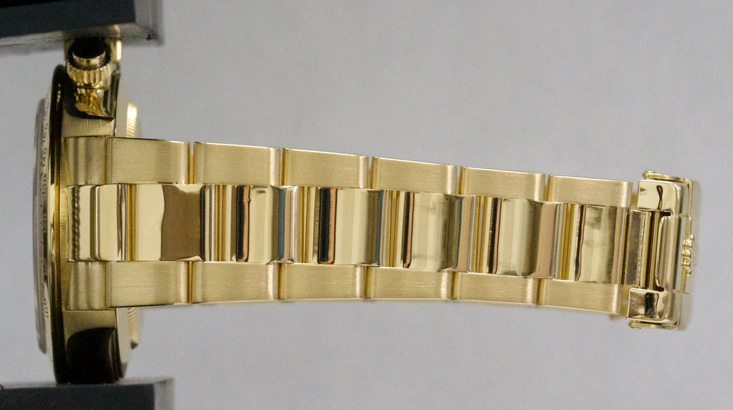 2000 PAPERS Rolex Daytona Cosmograph CHAMPAGNE SERTI DIAMOND 18K 40mm 16528 BOX