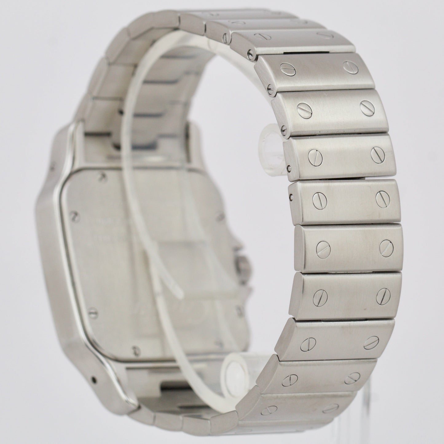 Cartier Santos Galbee XL Stainless 32mm White Roman Numeral Watch 2823 W20098D6
