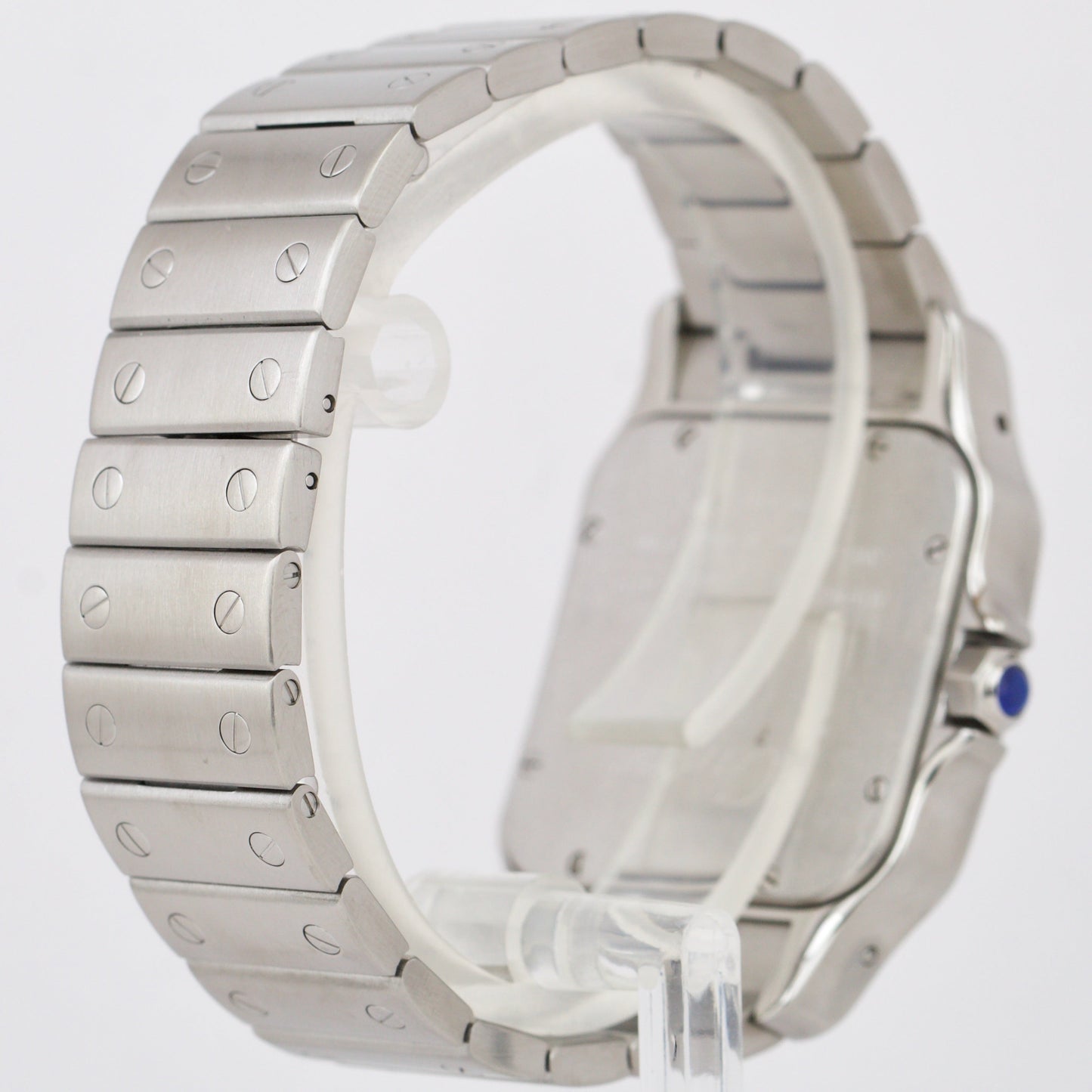 Cartier Santos Galbee XL Stainless 32mm White Roman Numeral Watch 2823 W20098D6