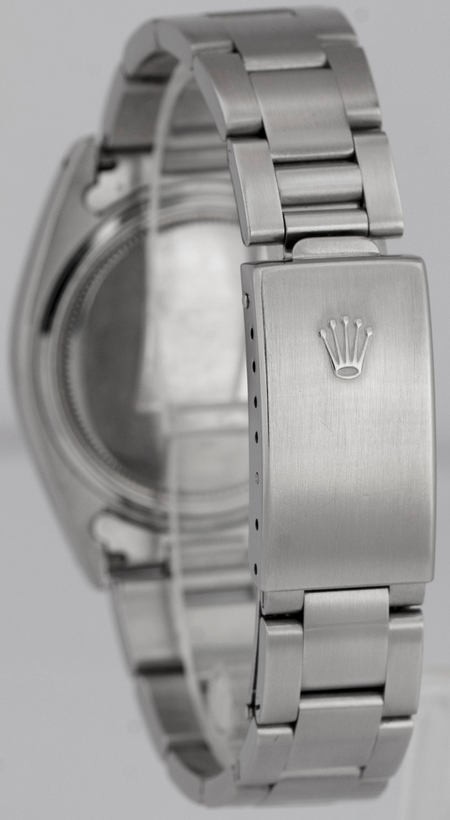Rolex Oysterdate Precision Silver MICKEY MOUSE Stainless Steel 34mm Watch 6694