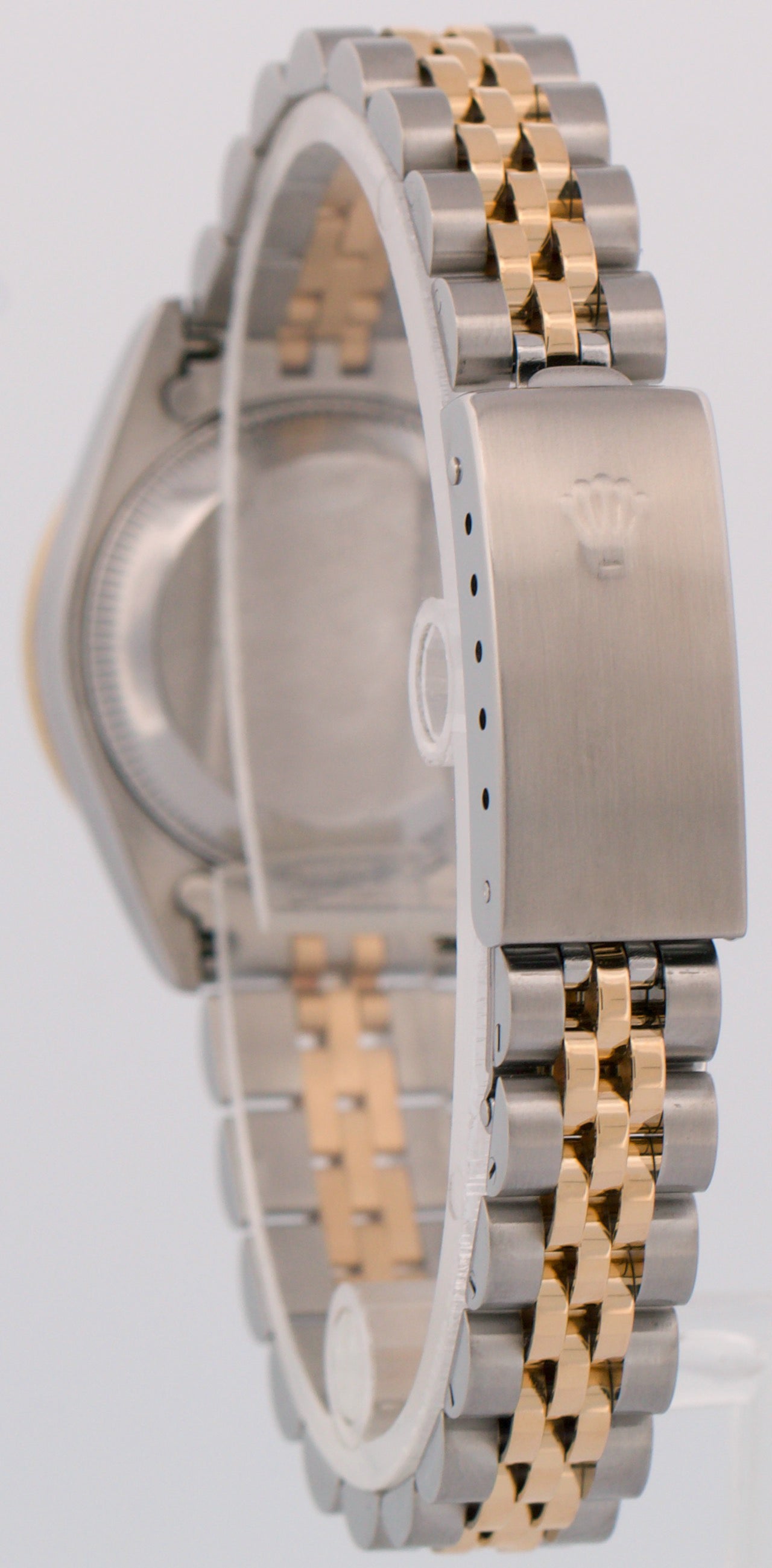 Ladies Rolex DateJust CHAMPAGNE DIAMOND 18K Gold 26mm JUBILEE Watch 79173 BOX