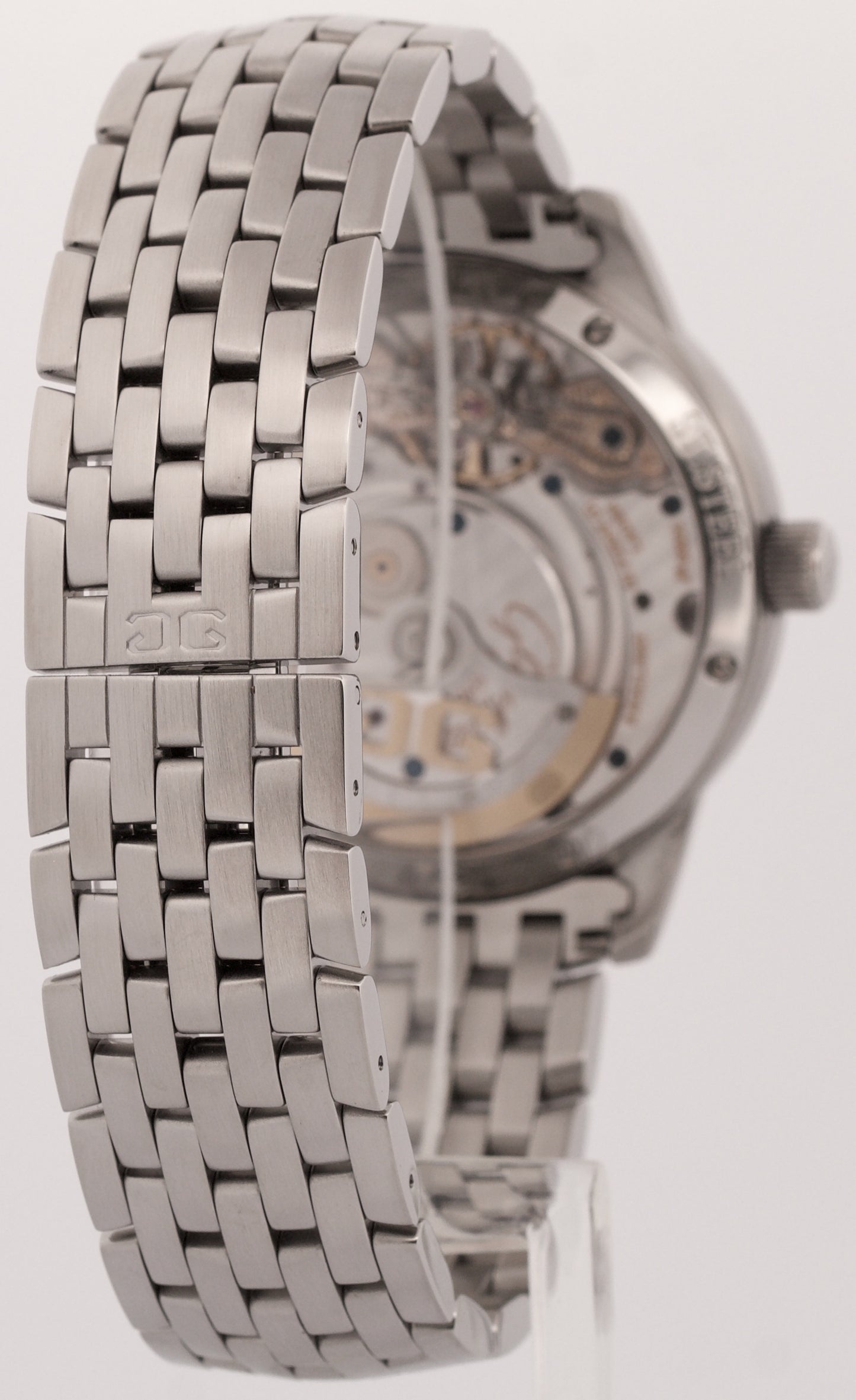 Glashutte Panomatic Date 39mm SILVER Automatic Stainless 90-01-02-02-14 BOX