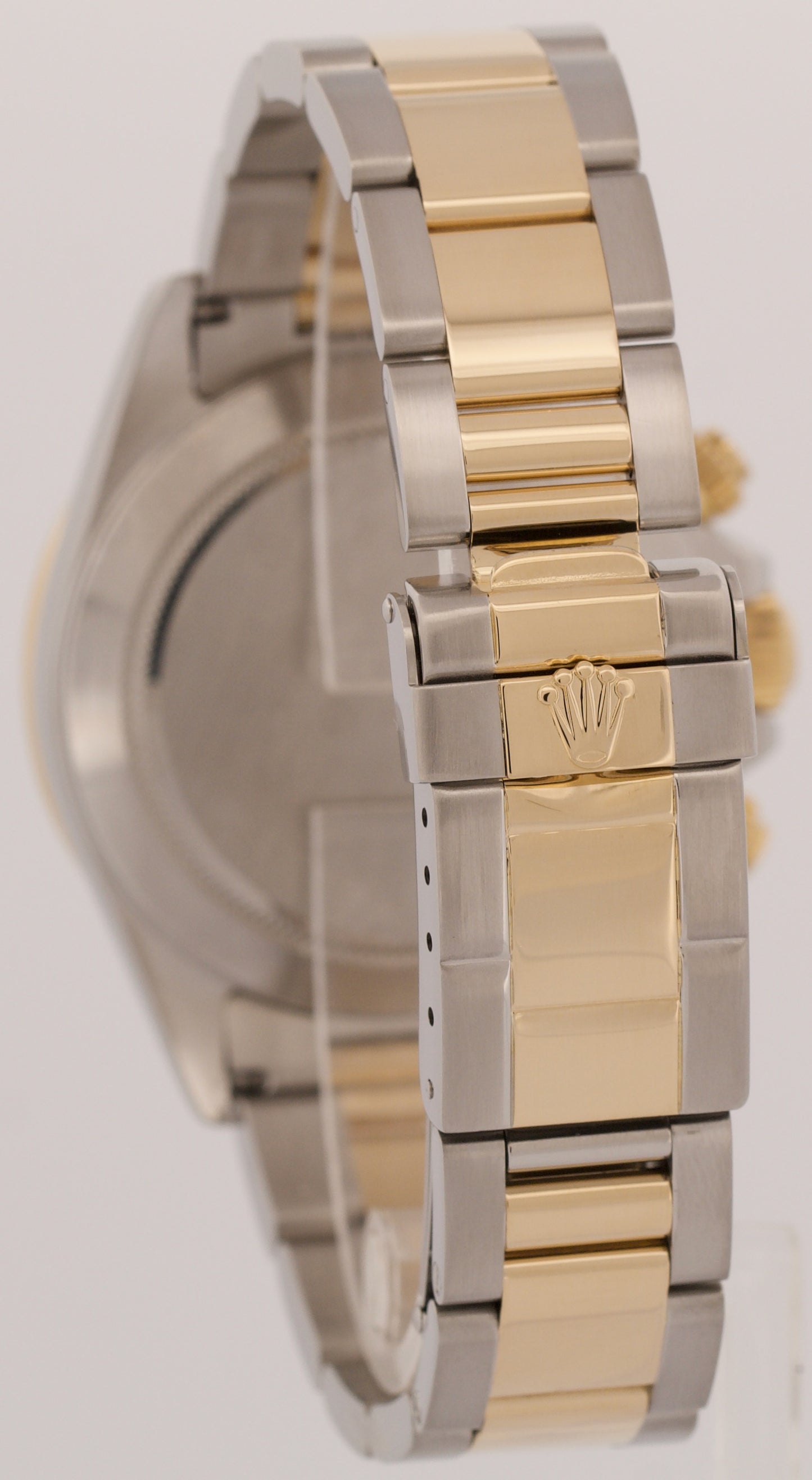 MINT 1991 Rolex Daytona Cosmograph 40mm BLACK Two-Tone 18K Gold Watch 16523