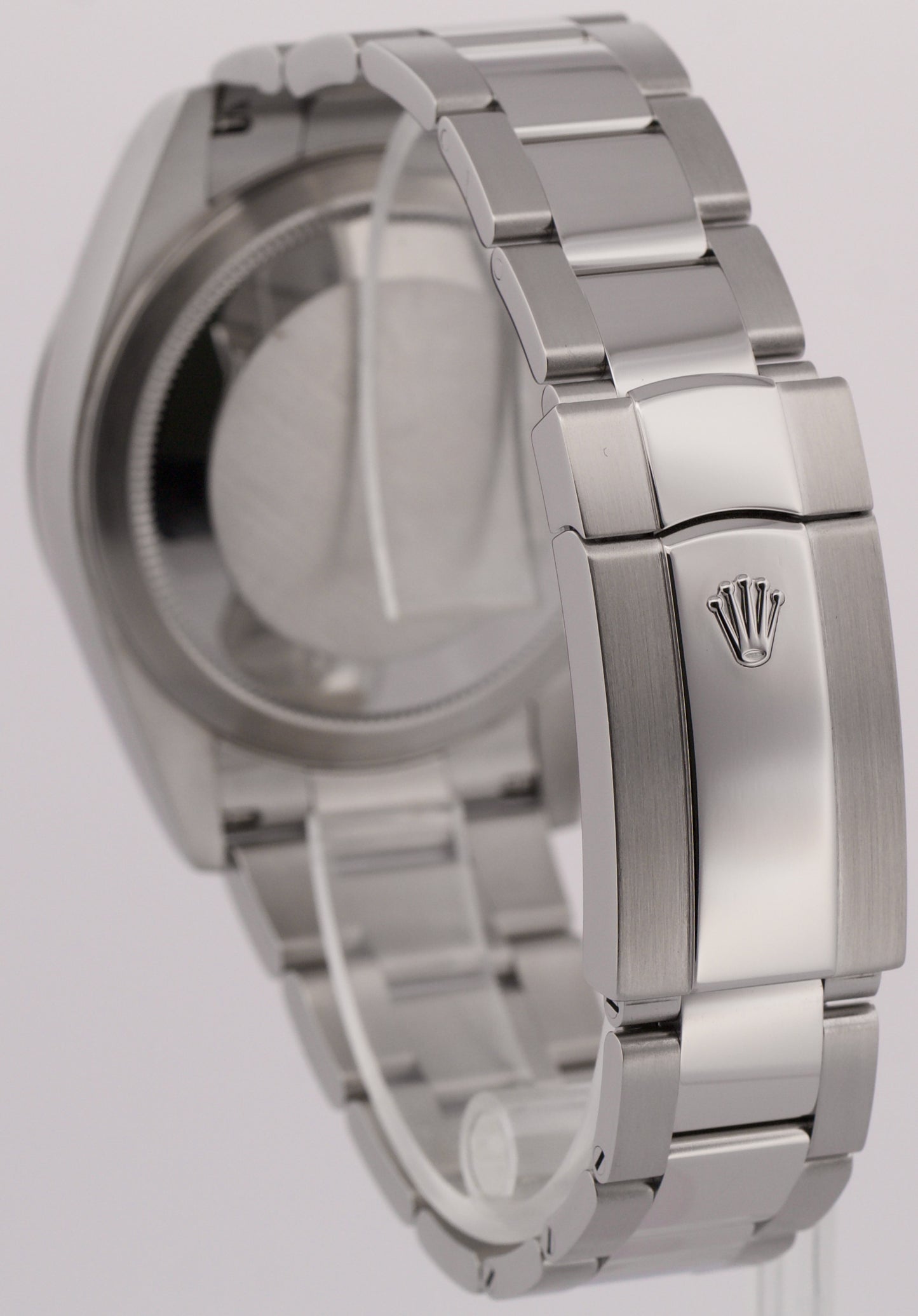PAPERS Rolex Sky-Dweller BLUE Steel 18K White Gold 42mm Oyster Fluted 326934 BOX