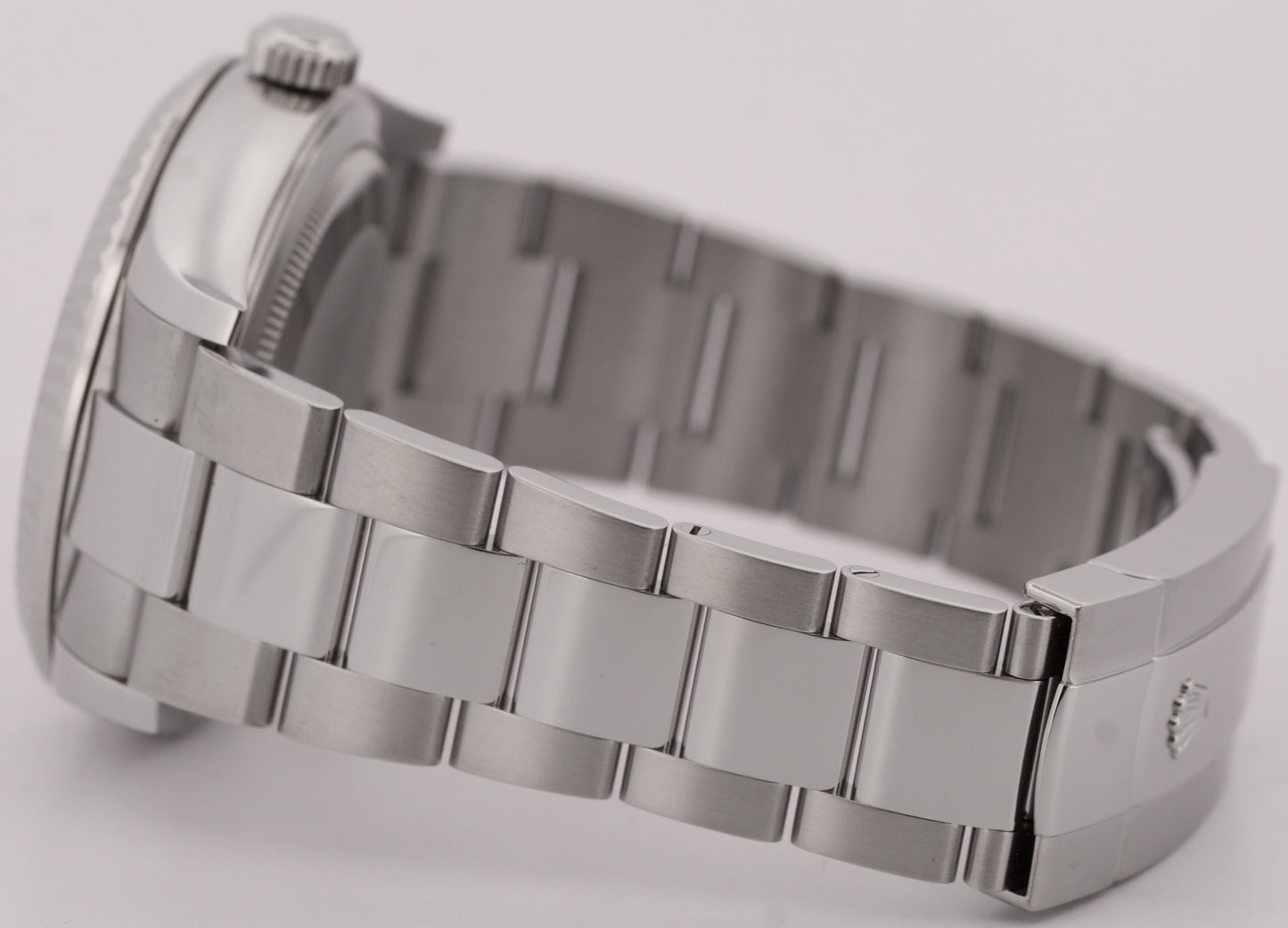 PAPERS Rolex Sky-Dweller BLUE Steel 18K White Gold 42mm Oyster Fluted 326934 BOX