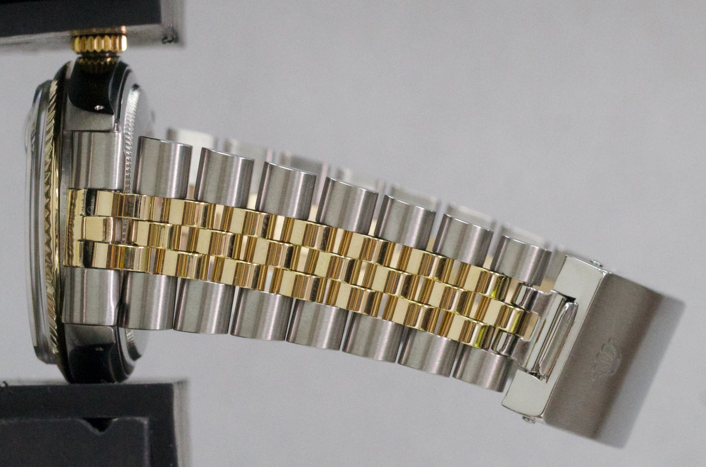 Rolex DateJust SILVER DIAMOND Two-Tone 18K Yellow Gold Steel JUBILEE 36mm 16013