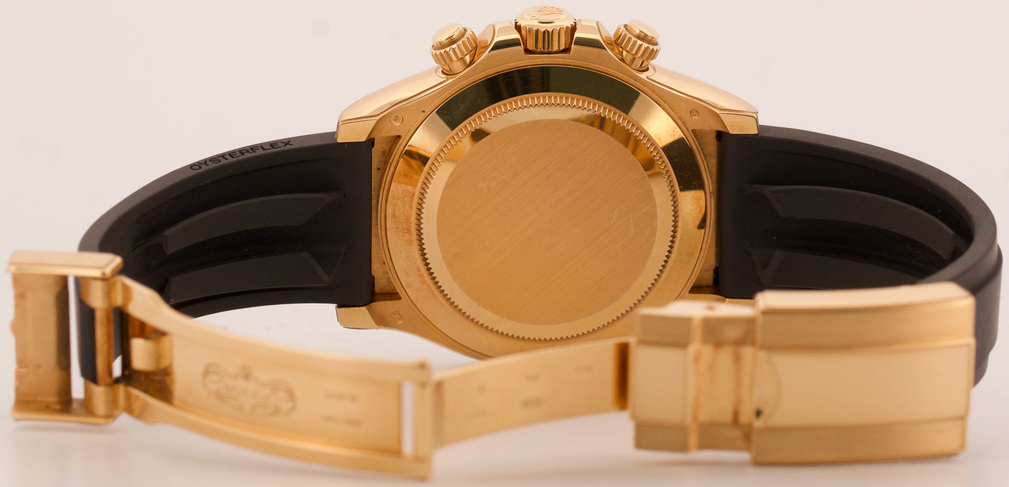 2019 PAPERS Rolex Daytona PIKACHU Champagne 18K Gold Oysterflex 116518 LN BOX