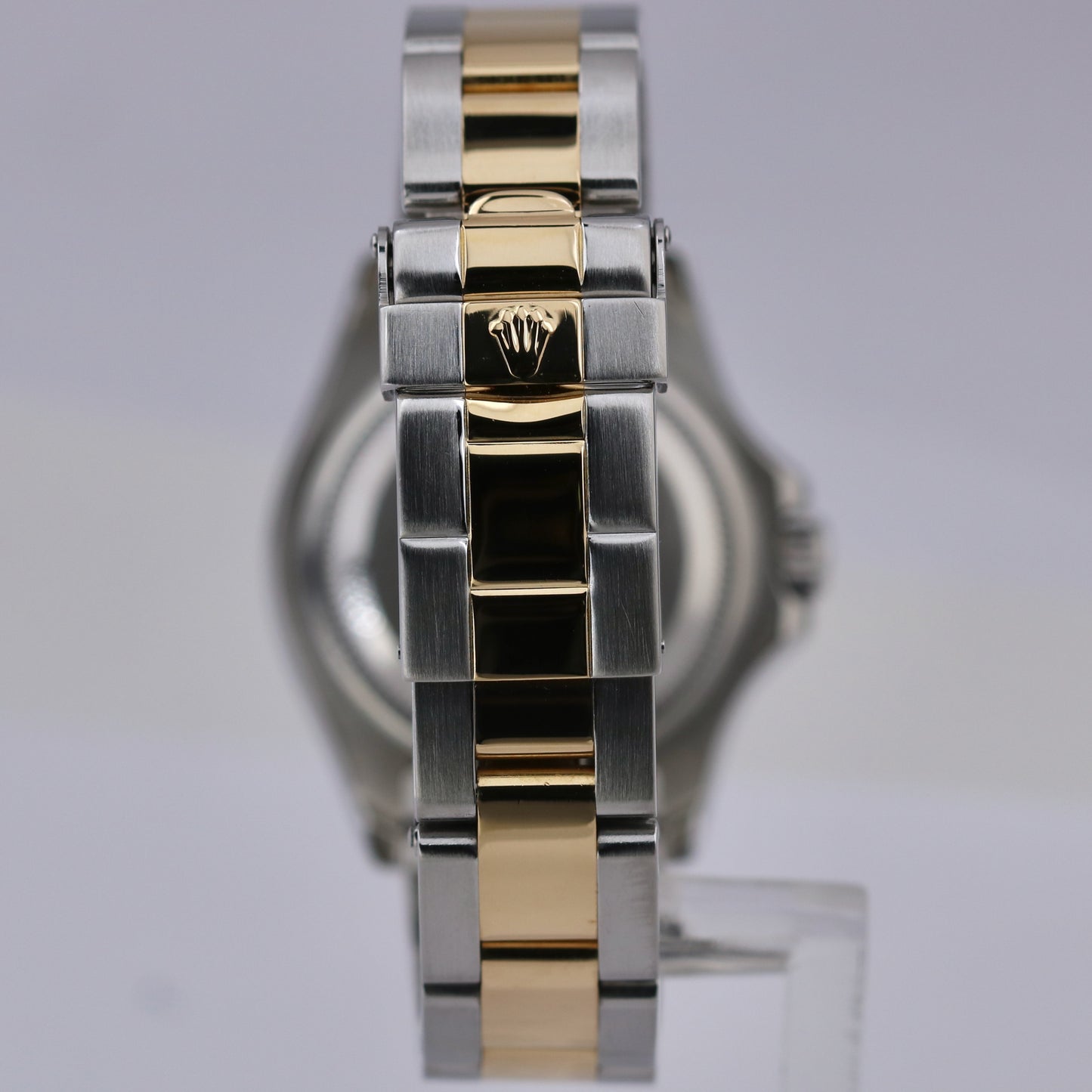 Ladies Rolex Yacht-Master WHITE 18K Yellow Gold Stainless Steel YM1 Watch 169623
