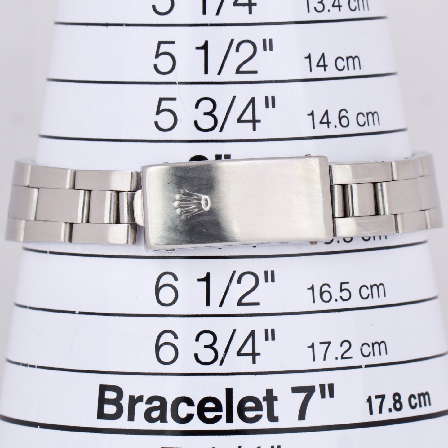 Rolex Oyster Perpetual Date 26mm GRAY TAPESTRY Steel Engine-Turned Watch 69240