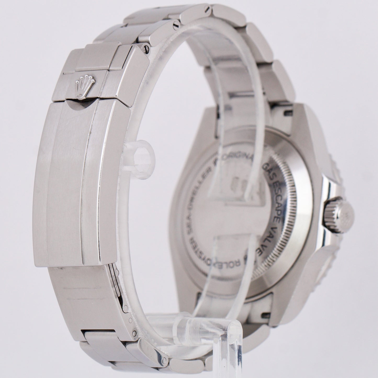 UNPOL. Rolex Sea-Dweller PAPERS 4000 SD4K Black Ceramic Steel 116600 40mm B+P