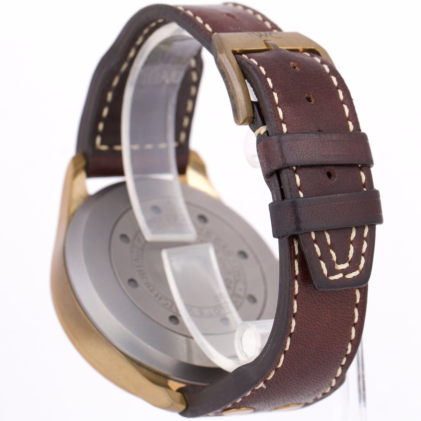 IWC Big Pilot BRONZE Black Arabic Automatic Brown Leather 46mm Watch IW501005