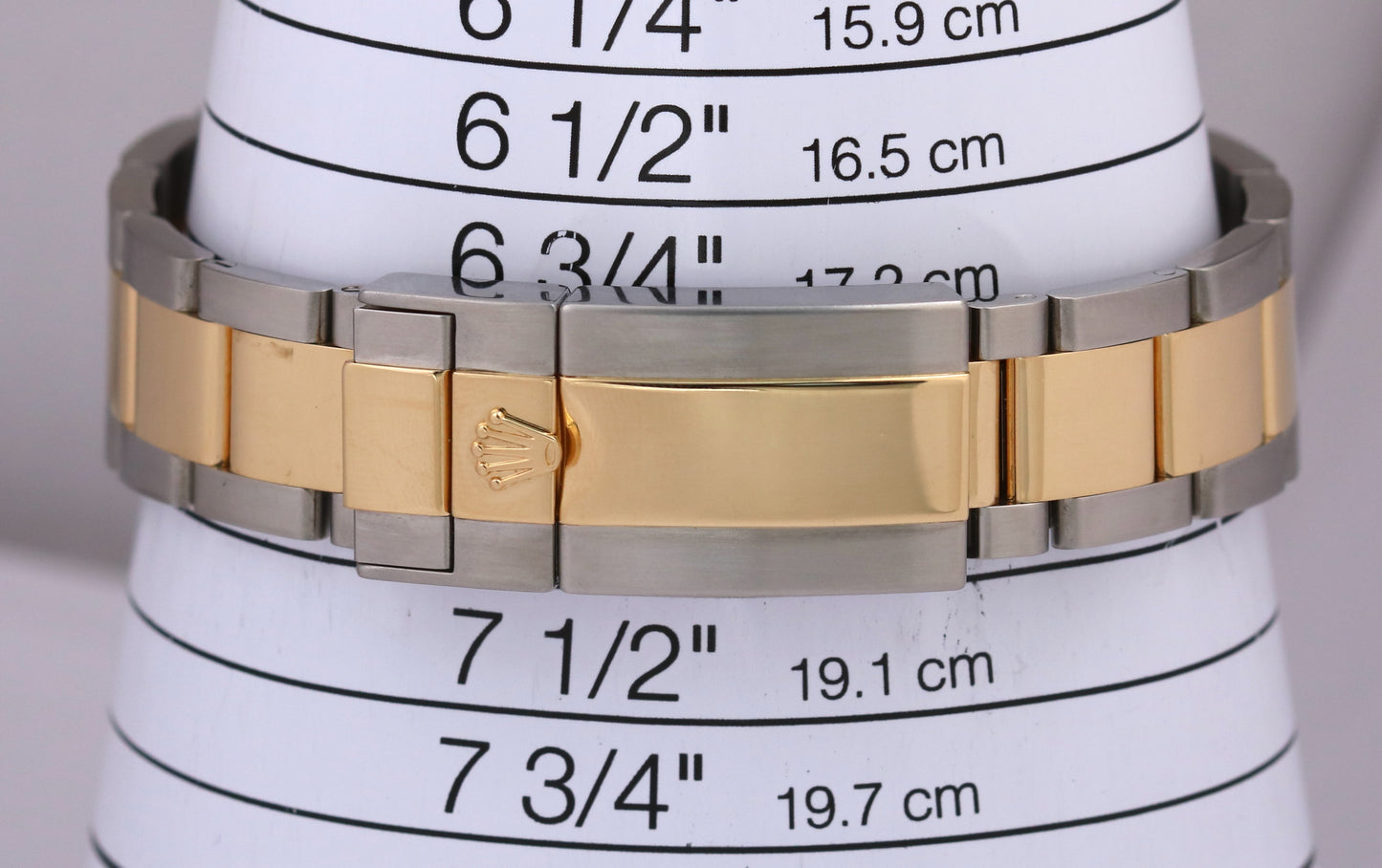 PAPERS Rolex Daytona Cosmograph 40mm MOP DIAMOND 18K Gold Steel Watch 116523 BOX