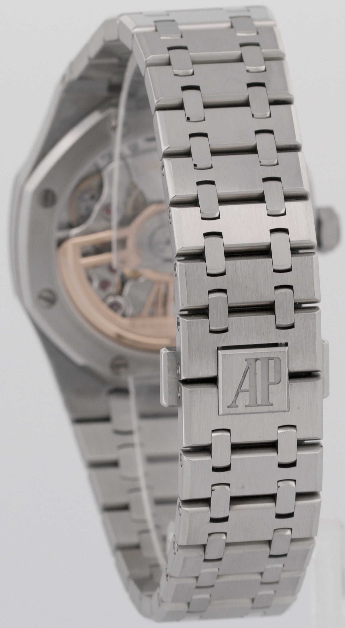 MINT Audemars Piguet Royal Oak Gray RHODIUM 41mm Stainless Steel 15500ST Watch